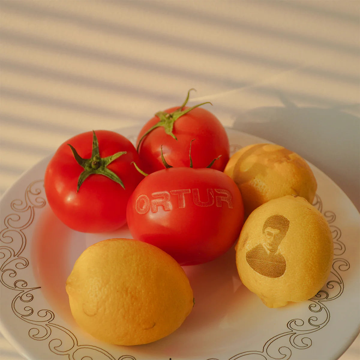 Laser Engraving Ideas on Tomatoes and Fruit