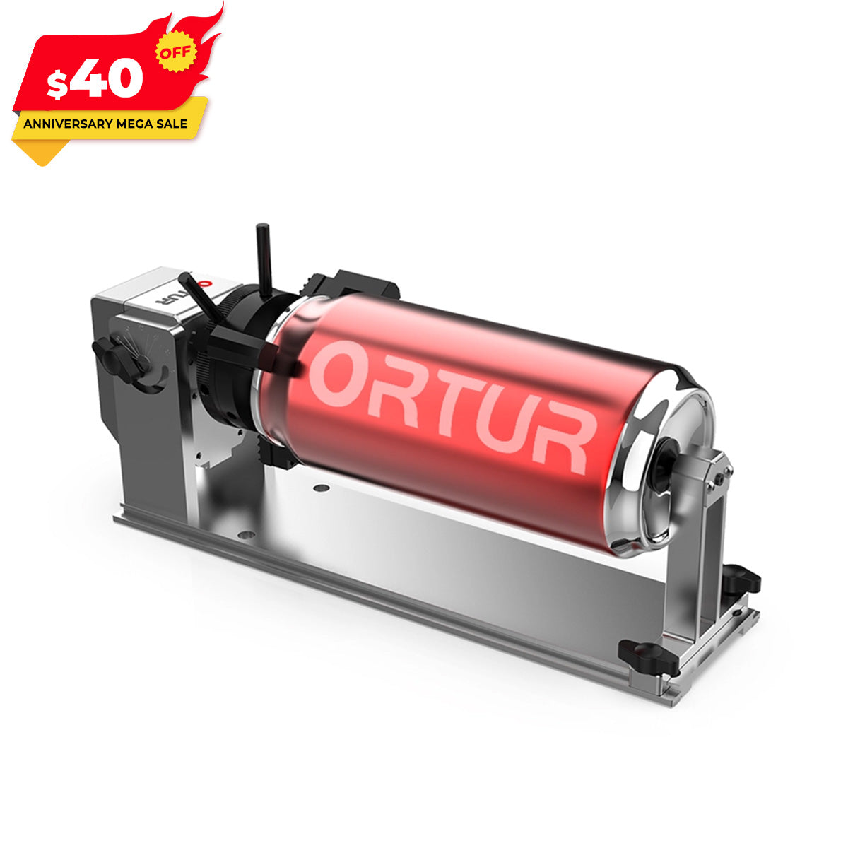 Ortur Y-axis Rotary Chuck for Laser Engraver (YRC1.0)