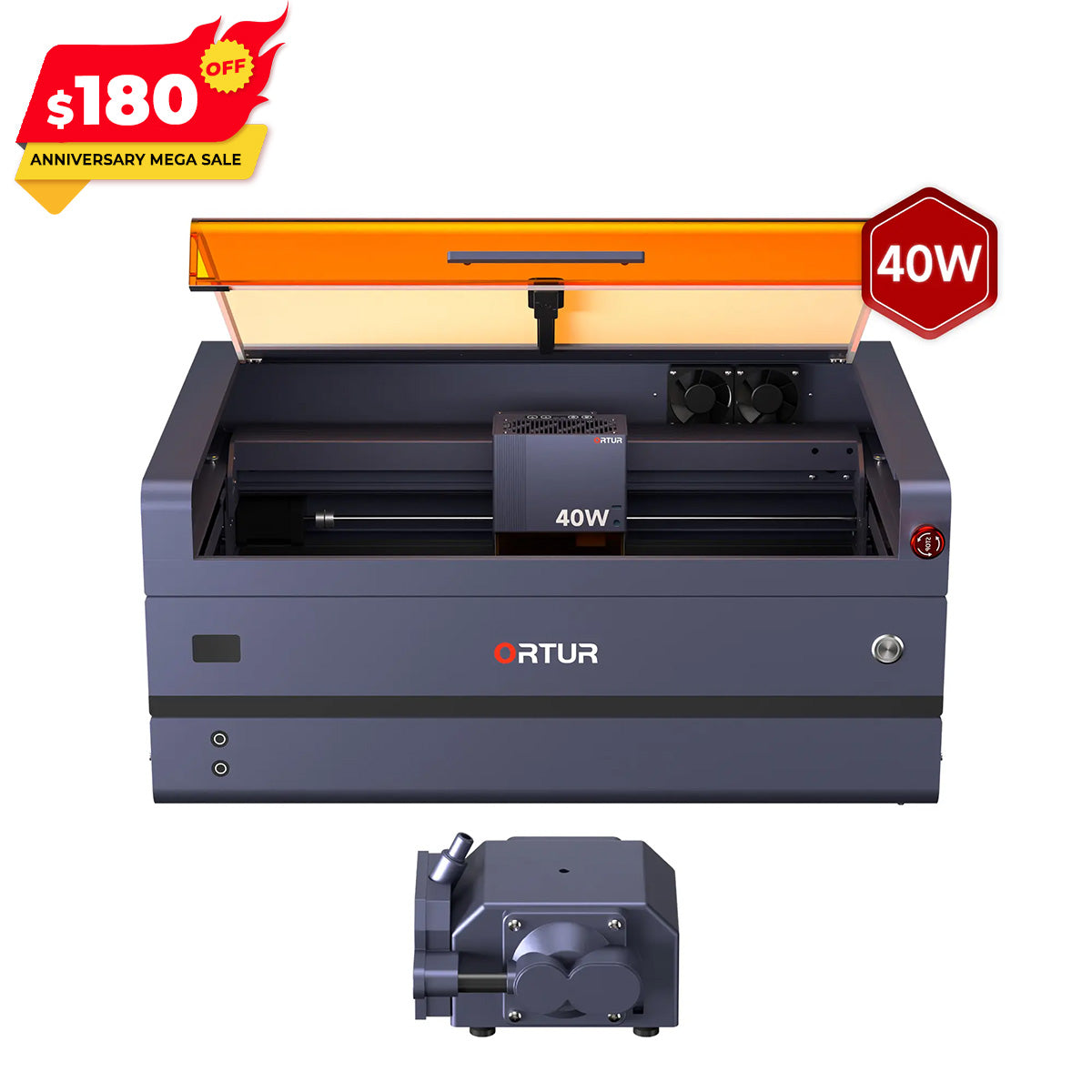 Ortur H20 Lasergravur- und Schneidemaschine 2 W IR/10 W/20 W/40 W