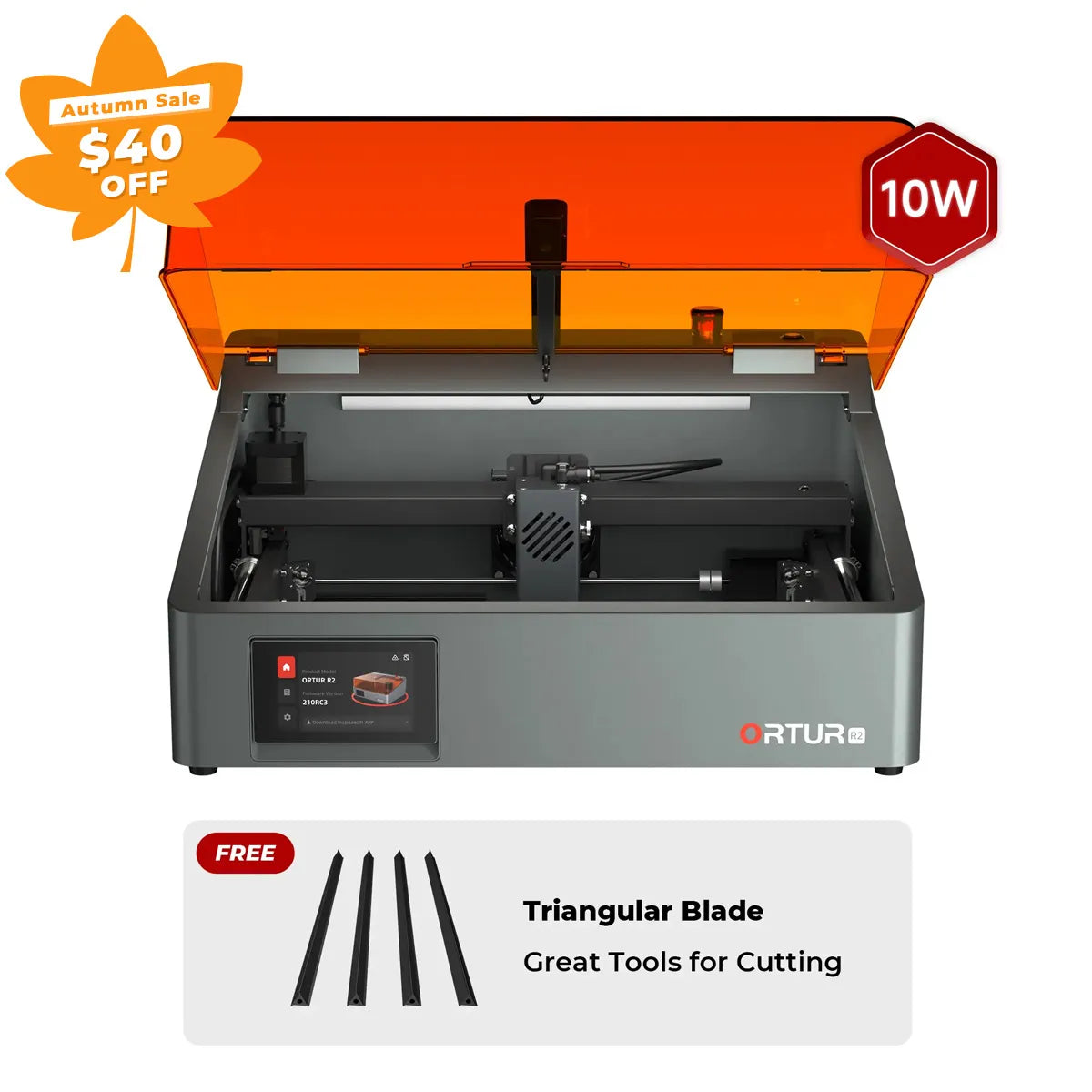 Ortur R2 Smart Laser Engraver 1.3W IR/10W/20W