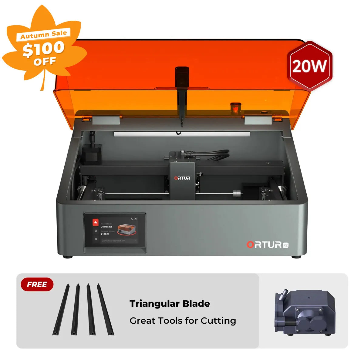 Ortur R2 Smart Laser Engraver 1.3W IR/10W/20W