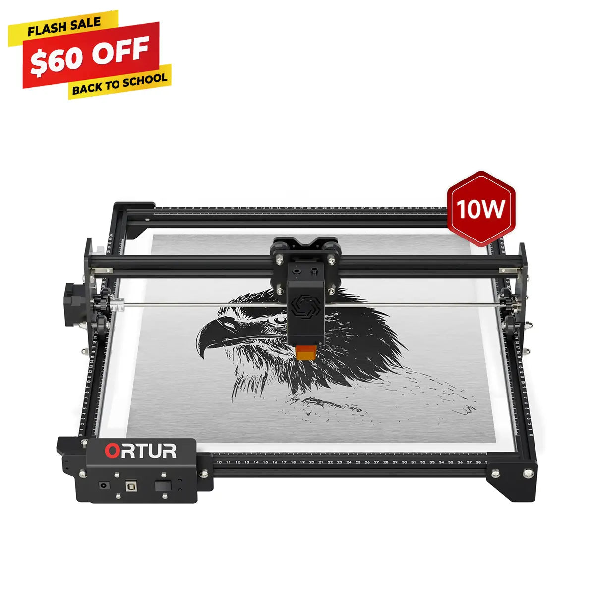 Ortur LM2 S2 Laser Engraving & Cutting Machine 5,000mm/min (10W/5W/1.6W)