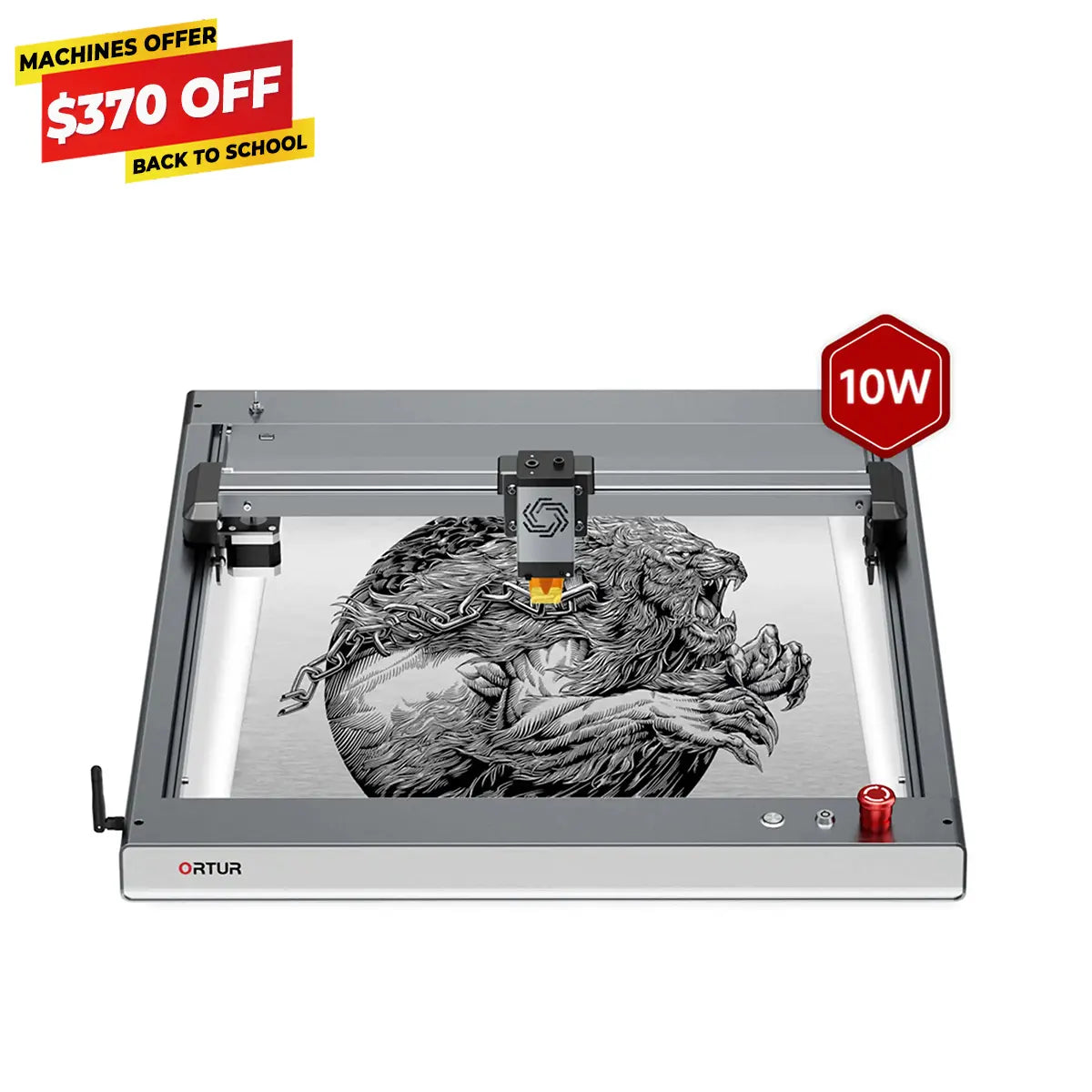 Ortur LM3 Laser Engraving & Cutting Machine 20,000mm/min (40W/20W/10W)