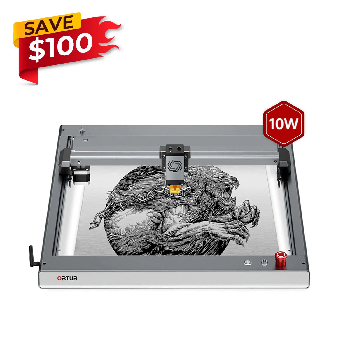 Ortur LM3 Laser Engraving & Cutting Machine 20,000mm/min (40W/20W/10W)