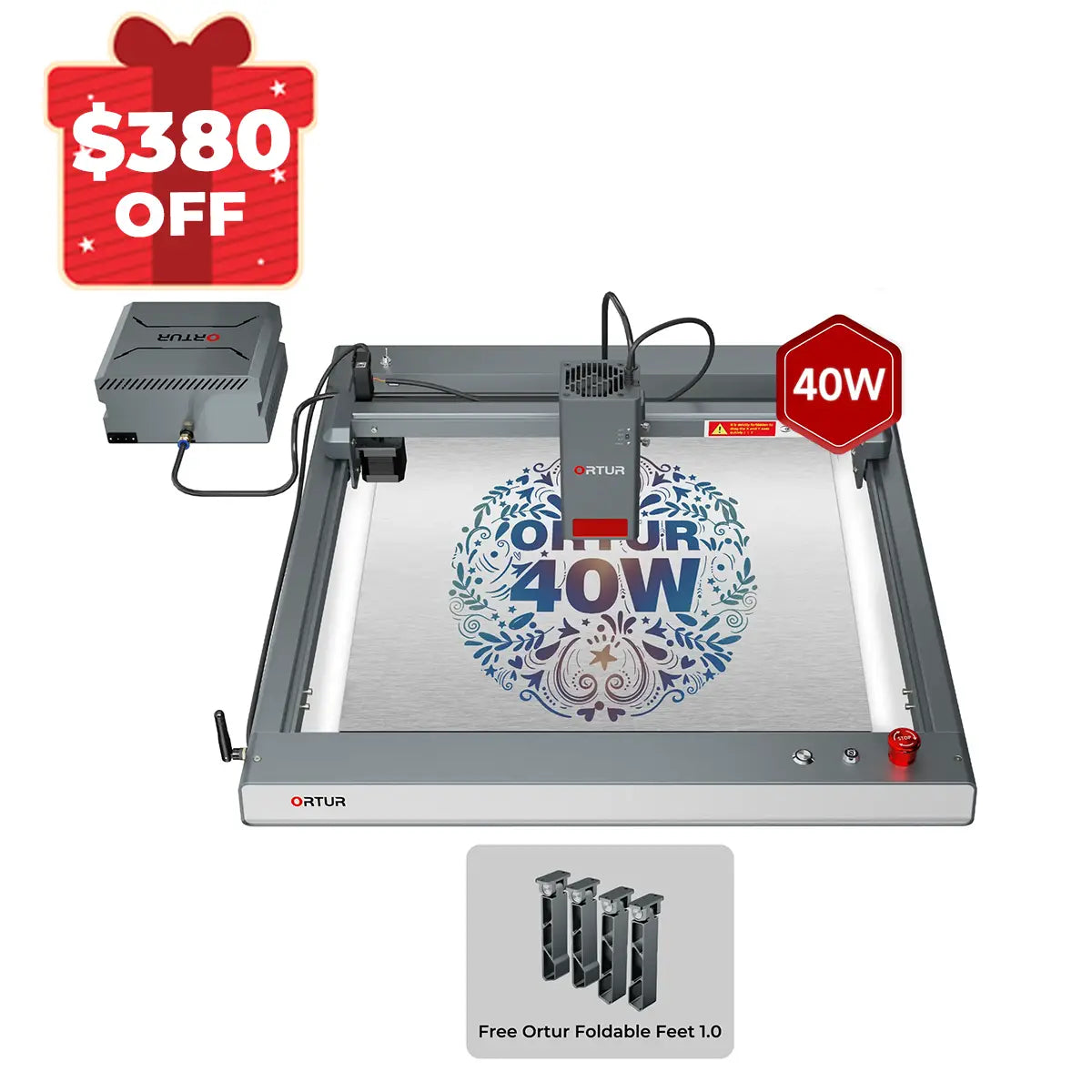 Ortur LM3 Laser Engraving & Cutting Machine 20,000mm/min (40W/20W/10W)