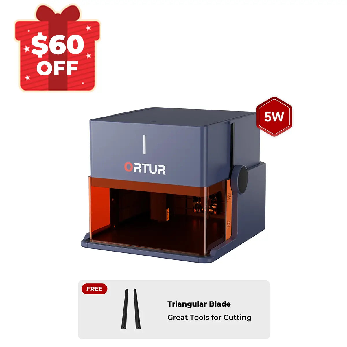 Ortur R1 Laser Engraver 1.3W IR/5W