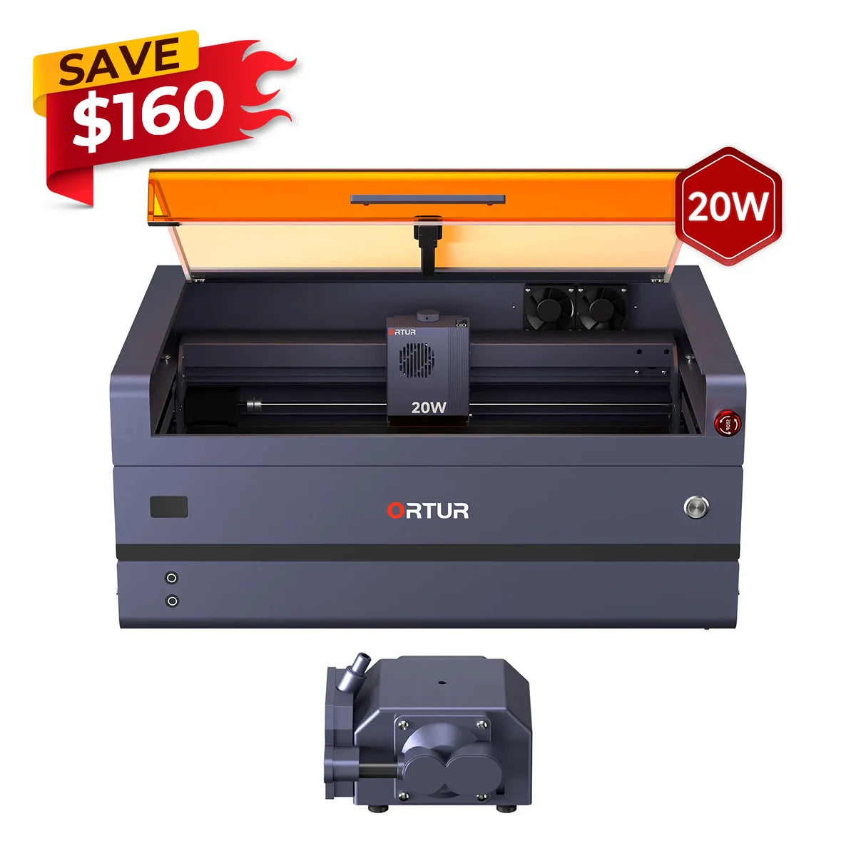 Machine de gravure et de découpe laser Ortur H20 2W IR/10W/20W/40W