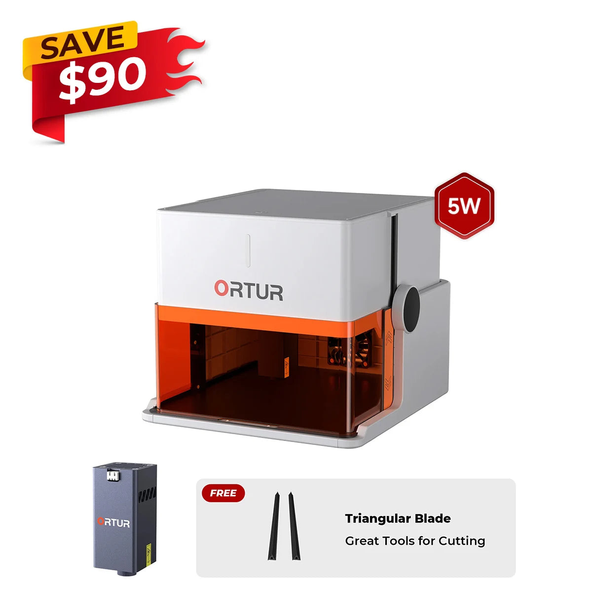 Ortur R1 Laser Engraver 1.3W IR/5W