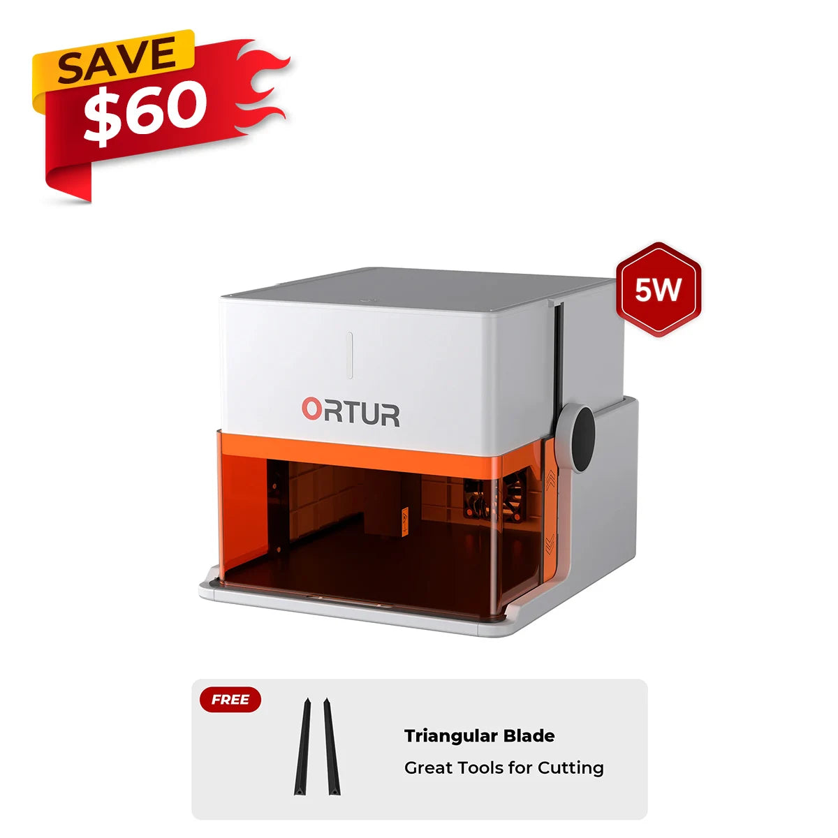 Ortur R1 Laser Engraver 1.3W IR/5W