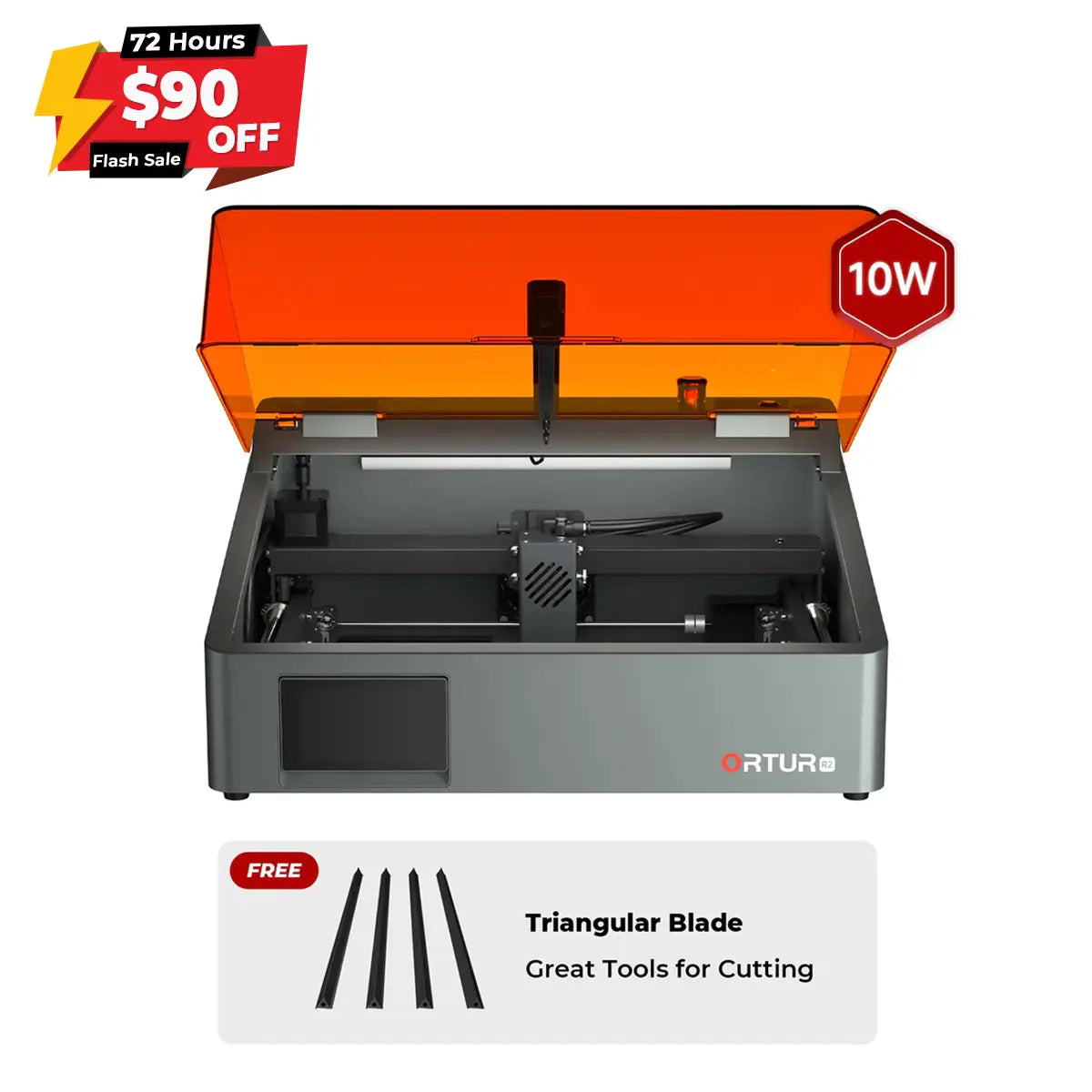 Ortur R2 Smart Laser Engraver 1.3W IR/10W/20W