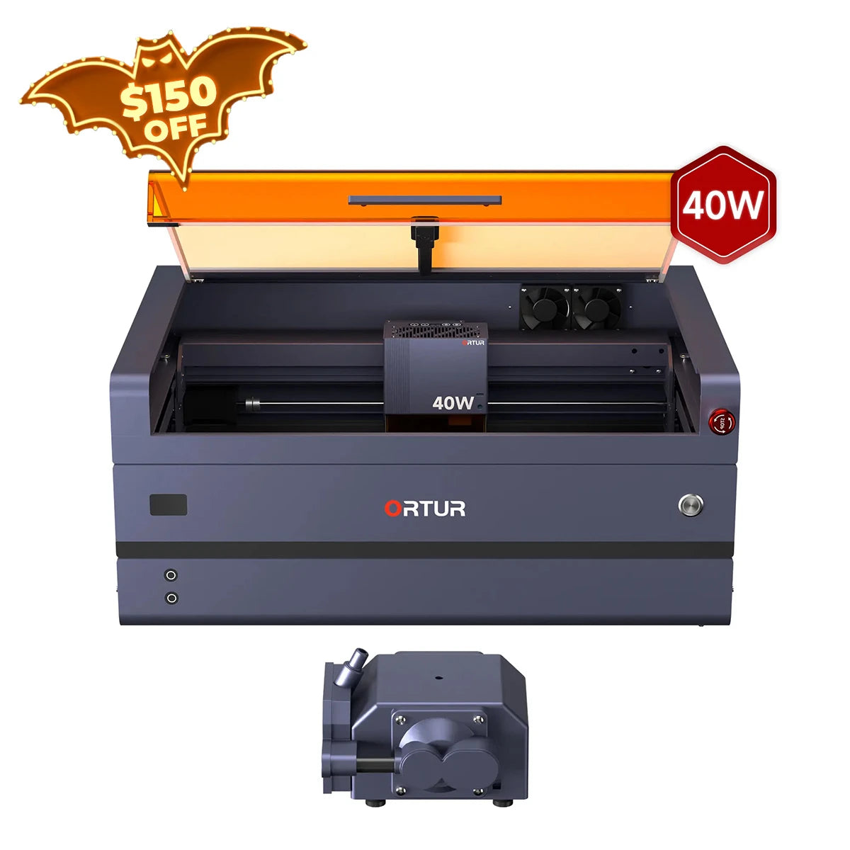 Ortur H20 Laser Engraving & Cutting Machine 2W IR/10W/20W/40W