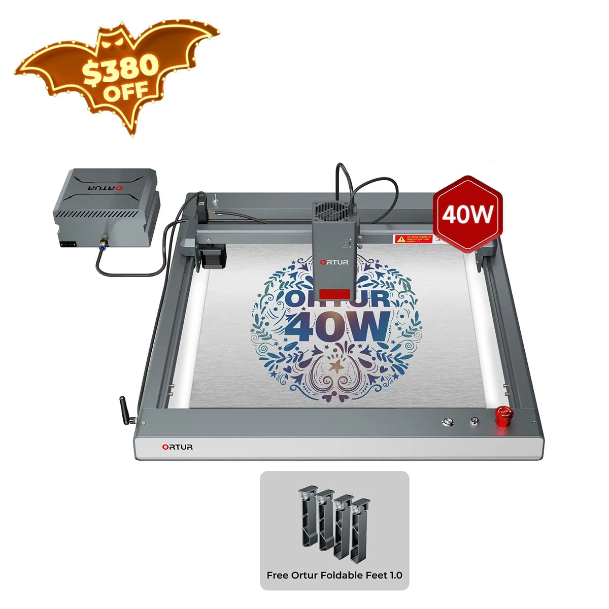 Ortur LM3 Laser Engraving & Cutting Machine 20,000mm/min (40W/20W/10W)