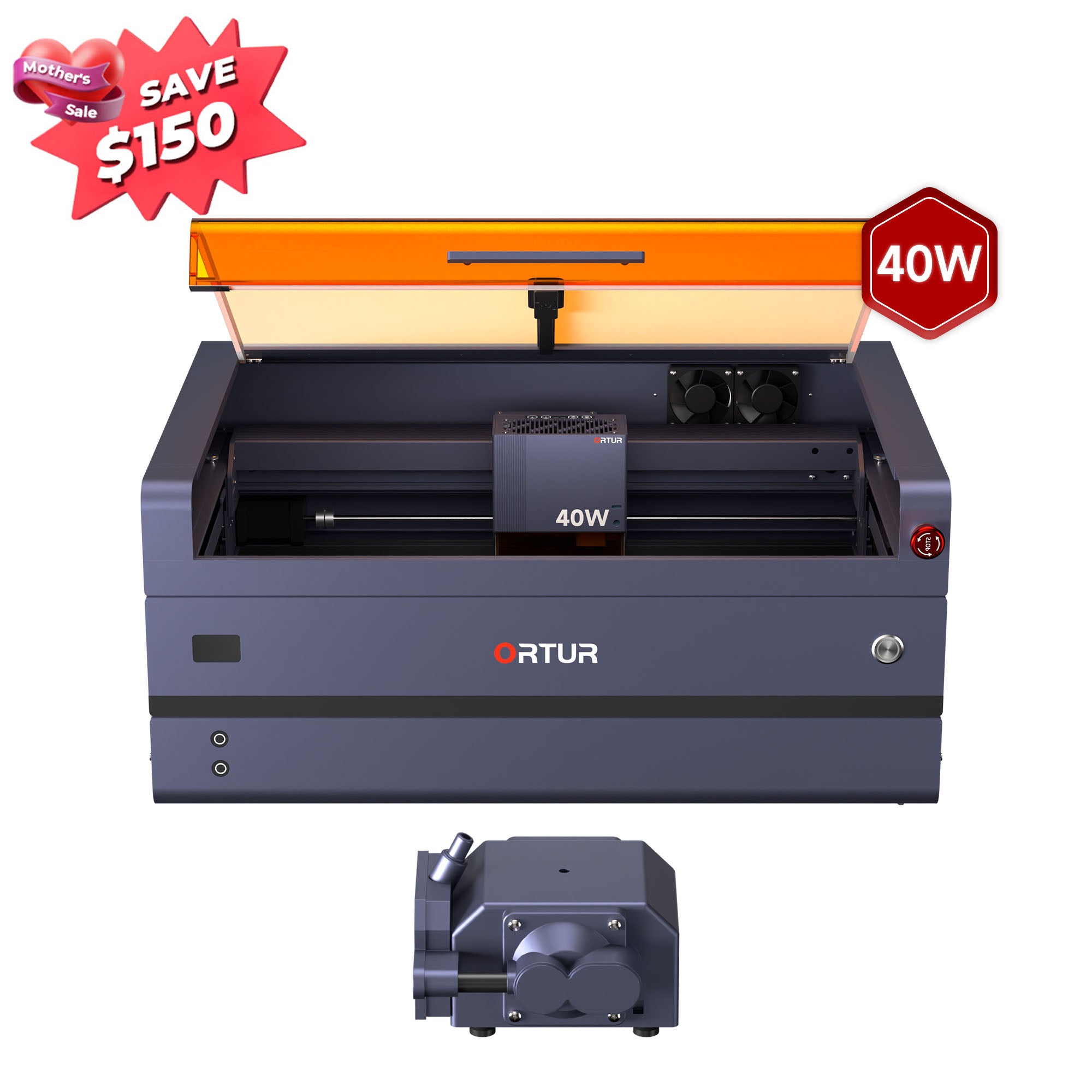 Ortur H20 Laser Engraving & Cutting Machine 2W IR/10W/20W/40W