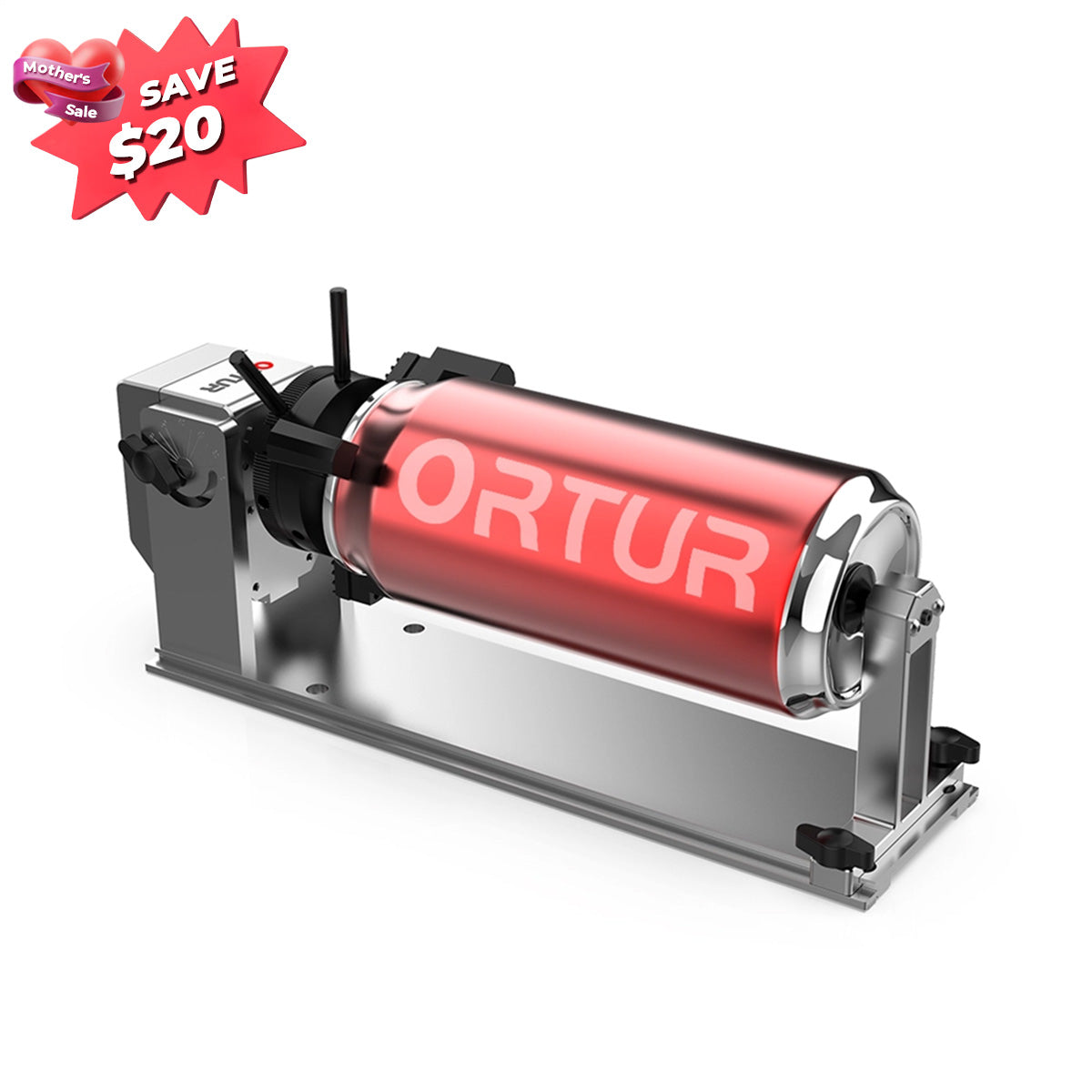 Ortur Y-axis Rotary Chuck for Laser Engraver (YRC1.0)