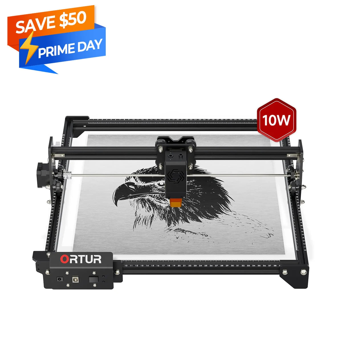 Ortur LM2 S2 Laser Engraving & Cutting Machine 5,000mm/min (10W/5W/1.6W)