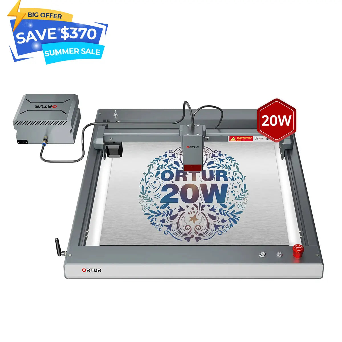 Ortur LM3 Laser Engraving & Cutting Machine 20,000mm/min (40W/20W/10W)