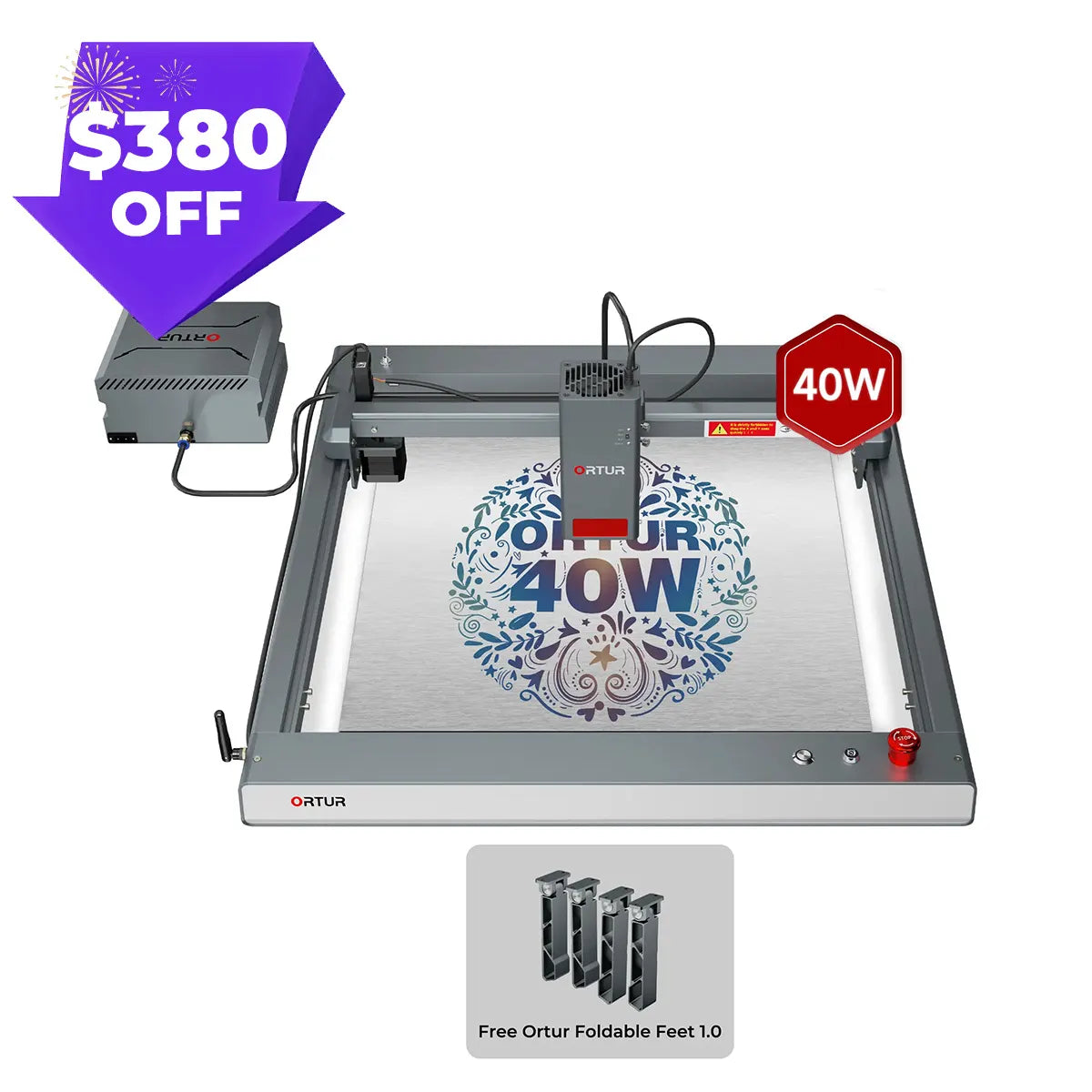 Gravure de laser d'Ortir LM3 et découpeuse 20,000 mm/min (40W/20W/10W)