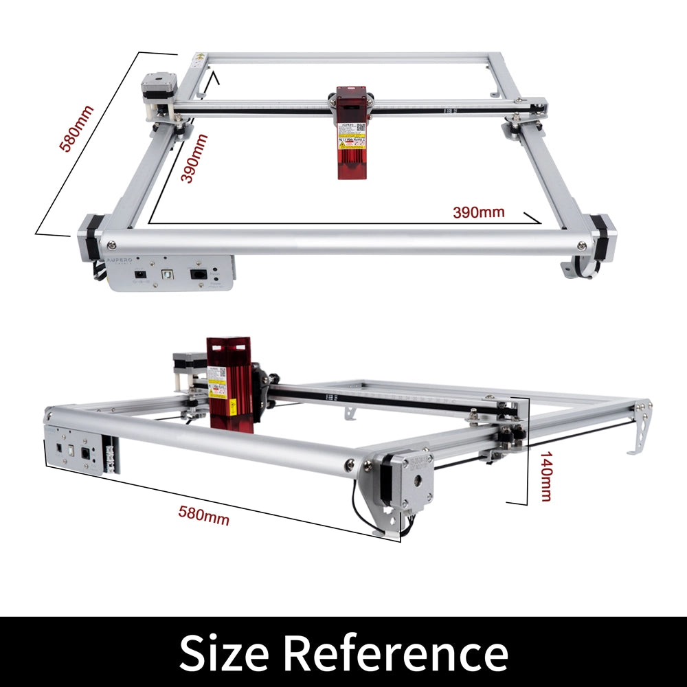 Aufero AL2 Laser Engraving & Cutting Machine 15,000mm/min (5W/1.6W) 08
