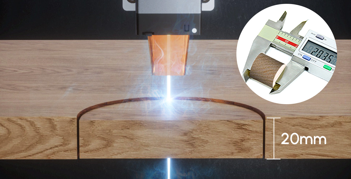 Limited Edition Ortur LM3 Pine Board, Maximum Cutting Thickness 20mm