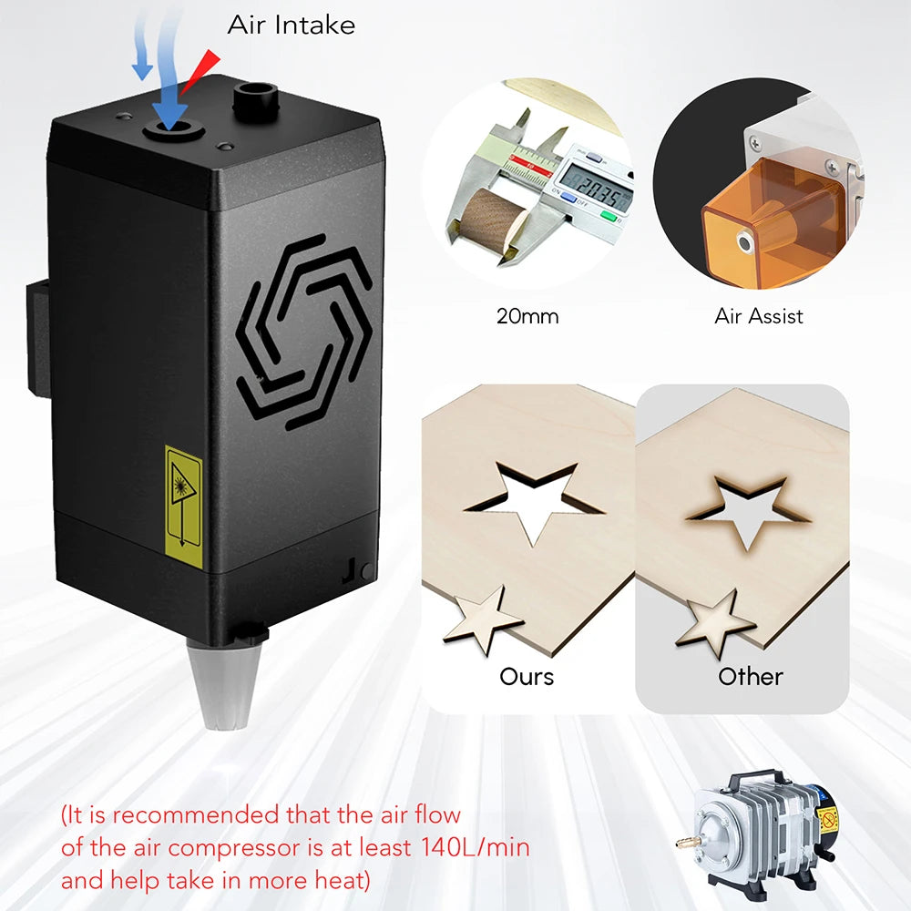 Ortur LU2-10A Laser Module with Air Assist