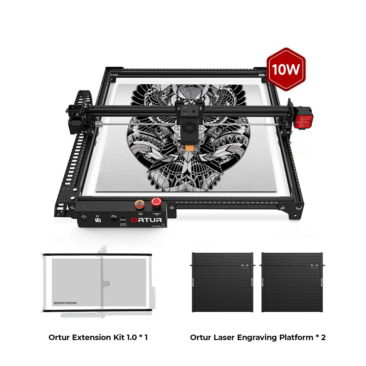 Ortur LM2 Pro S2 Laser Engraving & Cutting Machine 15,000mm/min (10W/5W)