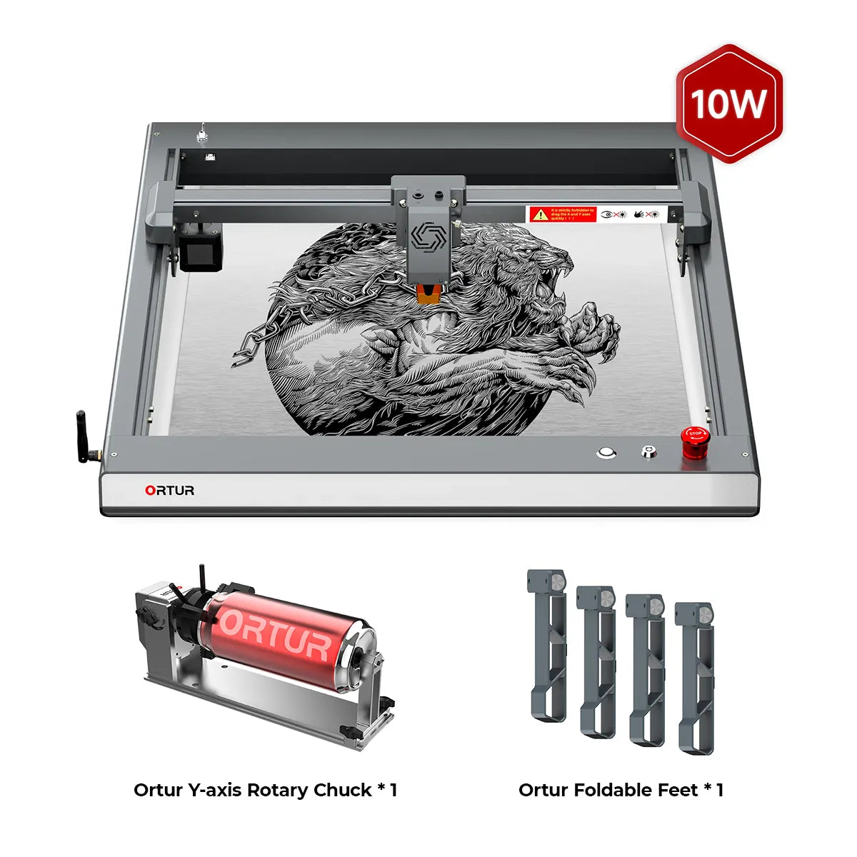 Ortur LM3 Laser Engraving & Cutting Machine 20,000mm/min (40W/20W/10W)