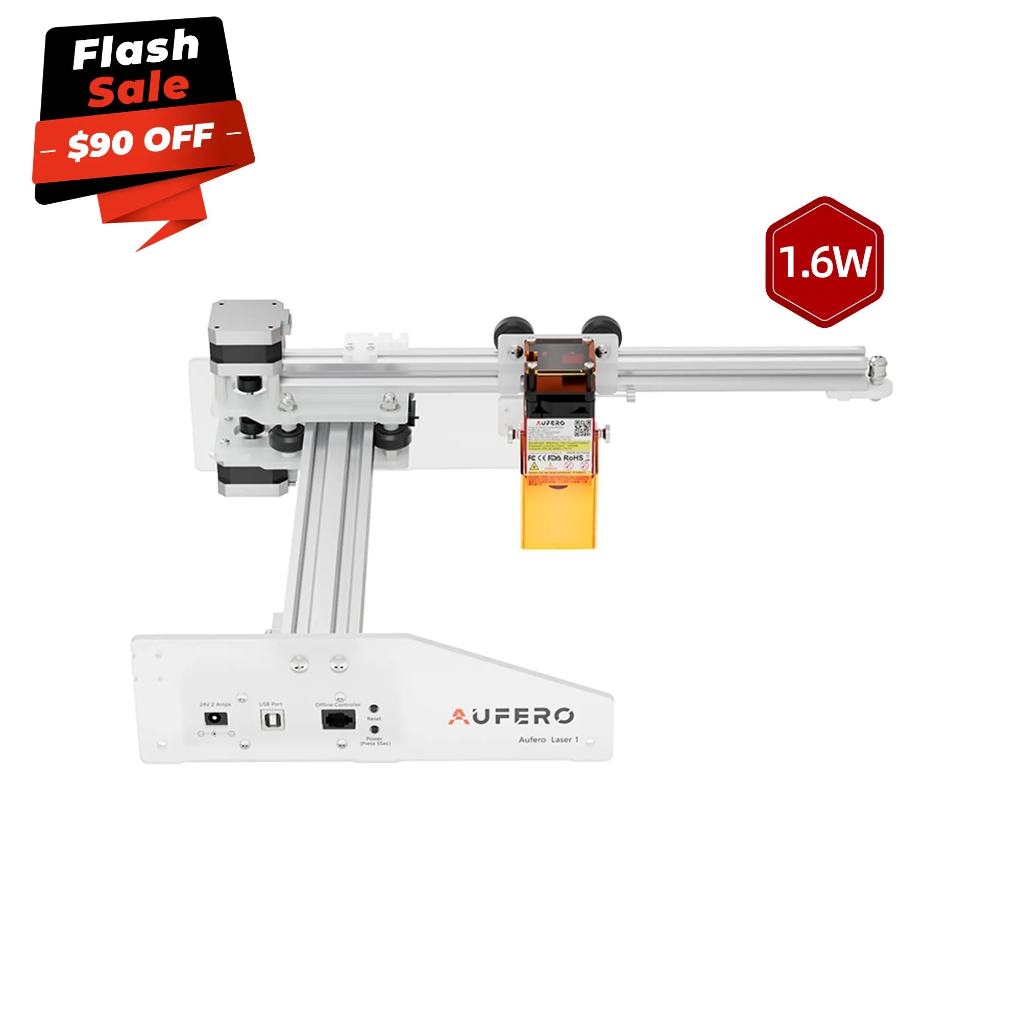 Aufero AL1 Laser Engraving & Cutting Machine 5,000mm/min (5W/1.6W)