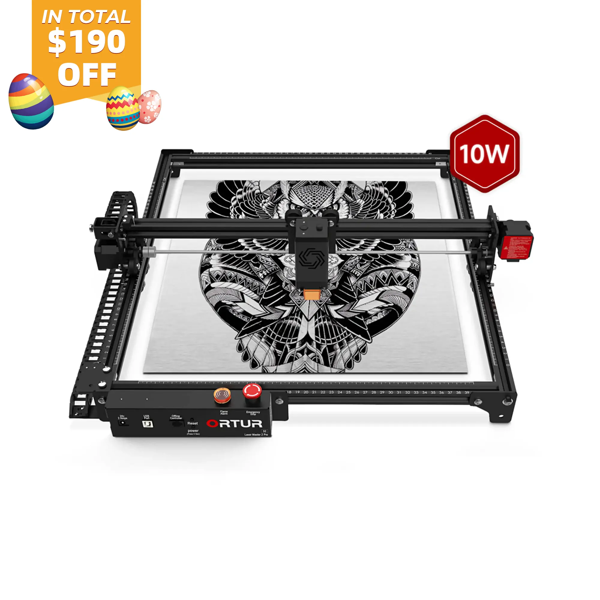 Ortur LM2 Pro S2 Laser Engraving & Cutting Machine 15,000mm/min (10W/5W)