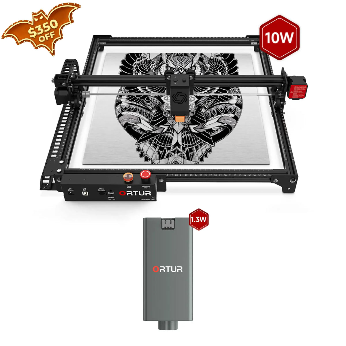 Ortur LM2 Pro S2 Laser Engraving & Cutting Machine 15,000mm/min (10W/5W)