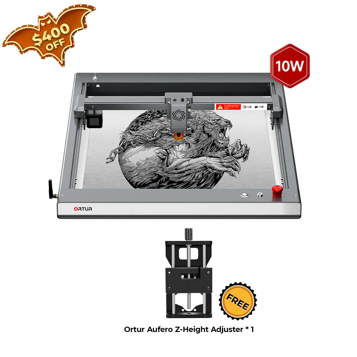Gravure de laser d'Ortir LM3 et découpeuse 20,000 mm/min (40W/20W/10W)