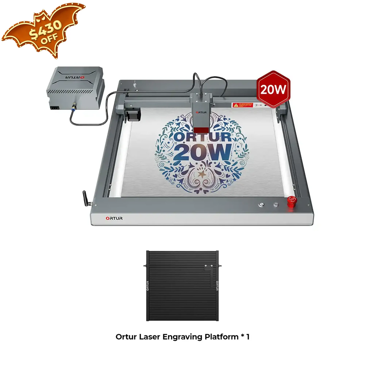 Gravure de laser d'Ortir LM3 et découpeuse 20,000 mm/min (40W/20W/10W)