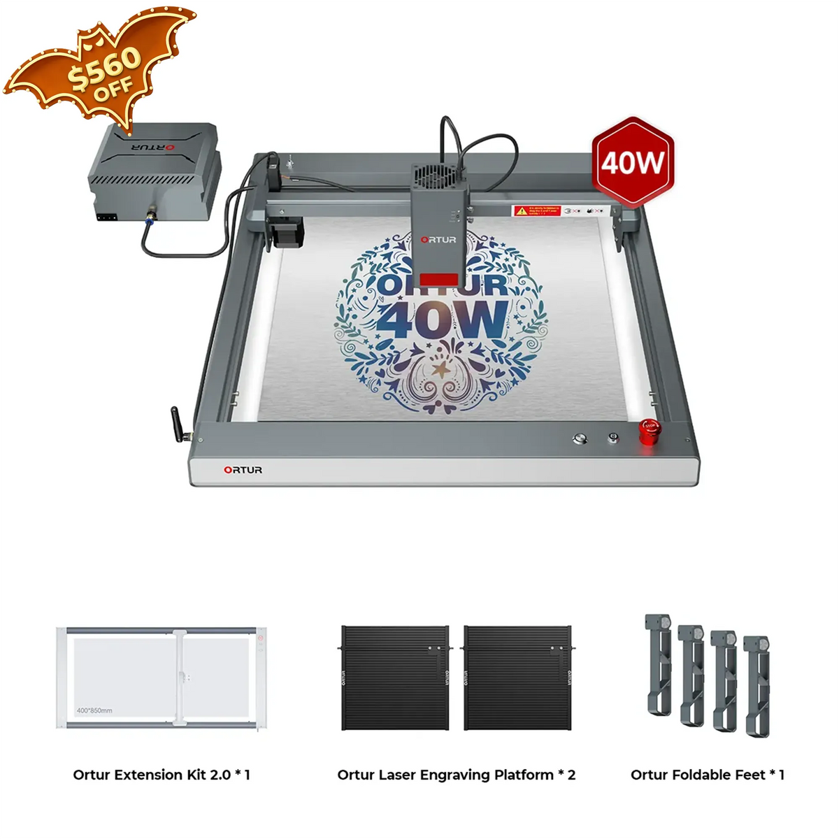 Gravure de laser d'Ortir LM3 et découpeuse 20,000 mm/min (40W/20W/10W)