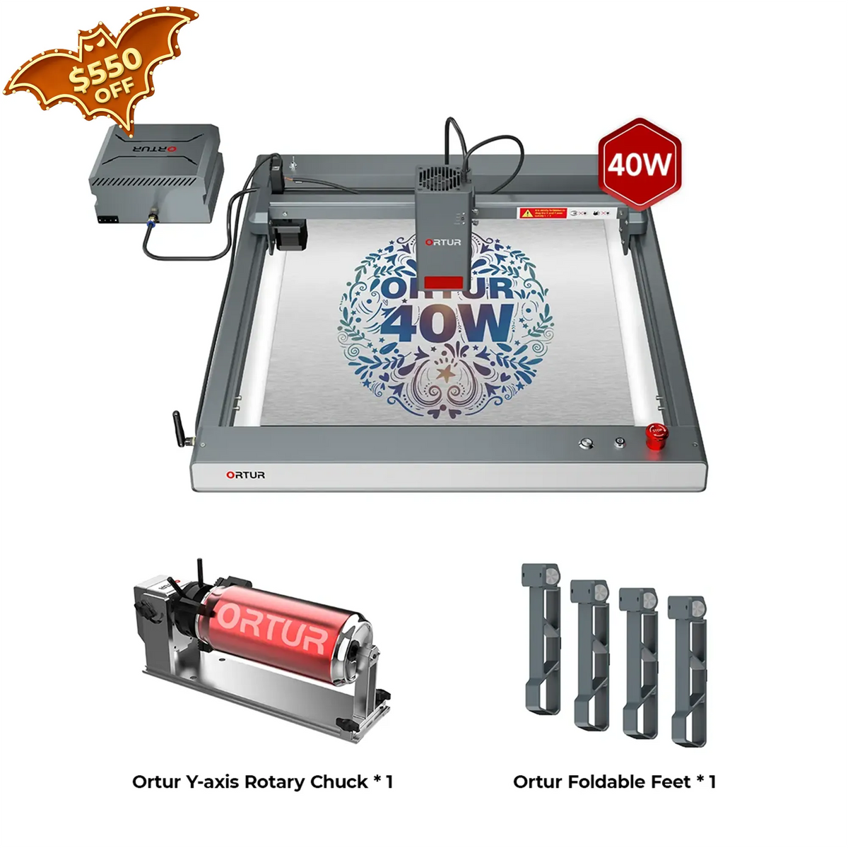 Gravure de laser d'Ortir LM3 et découpeuse 20,000 mm/min (40W/20W/10W)