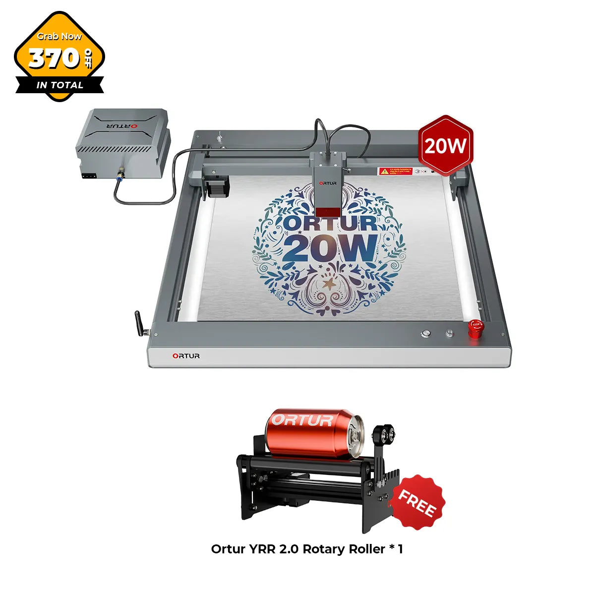 Ortur LM3 Laser Engraving & Cutting Machine 20,000mm/min (40W/20W/10W)