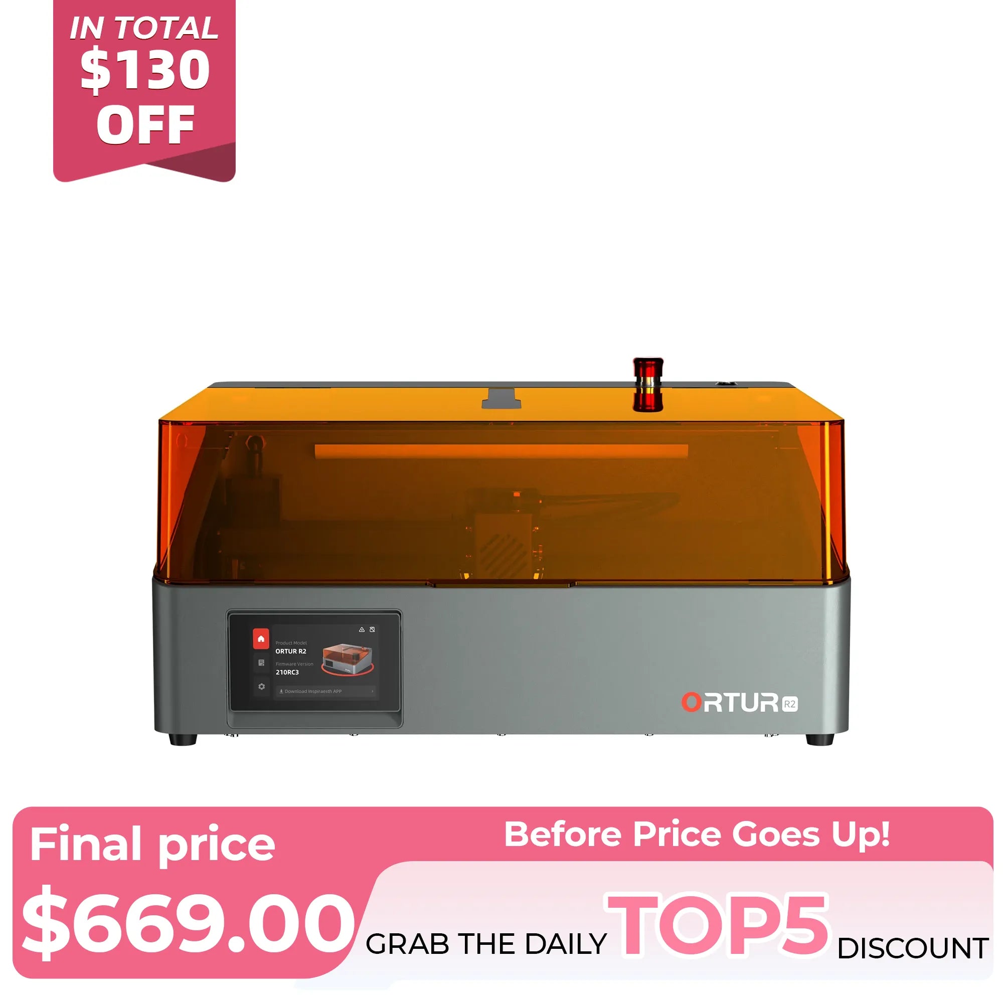 Ortur R2 Smart Laser Engraver 1.3W IR/10W/20W