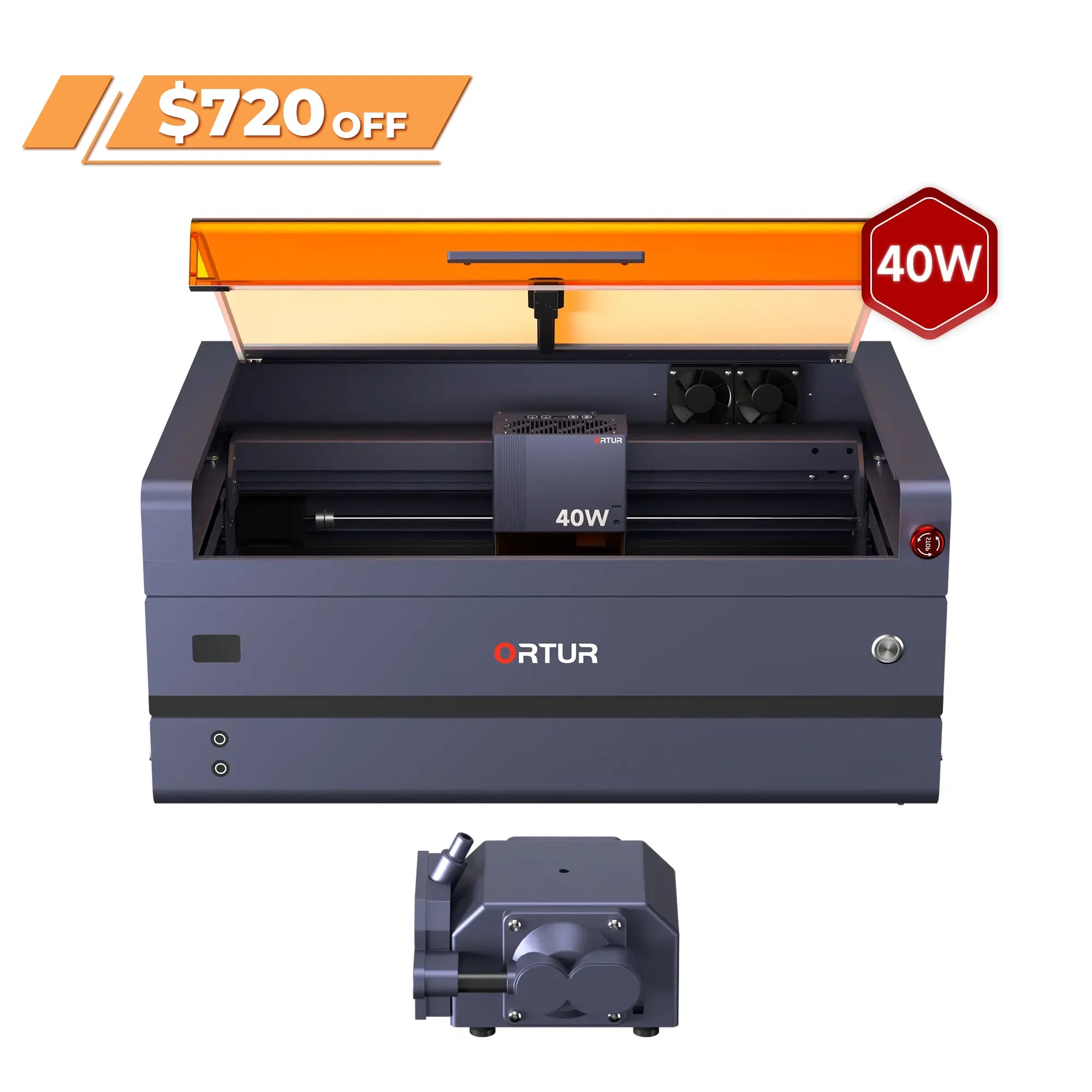 Ortur H20 Lasergravur- und Schneidemaschine 2 W IR/10 W/20 W/40 W