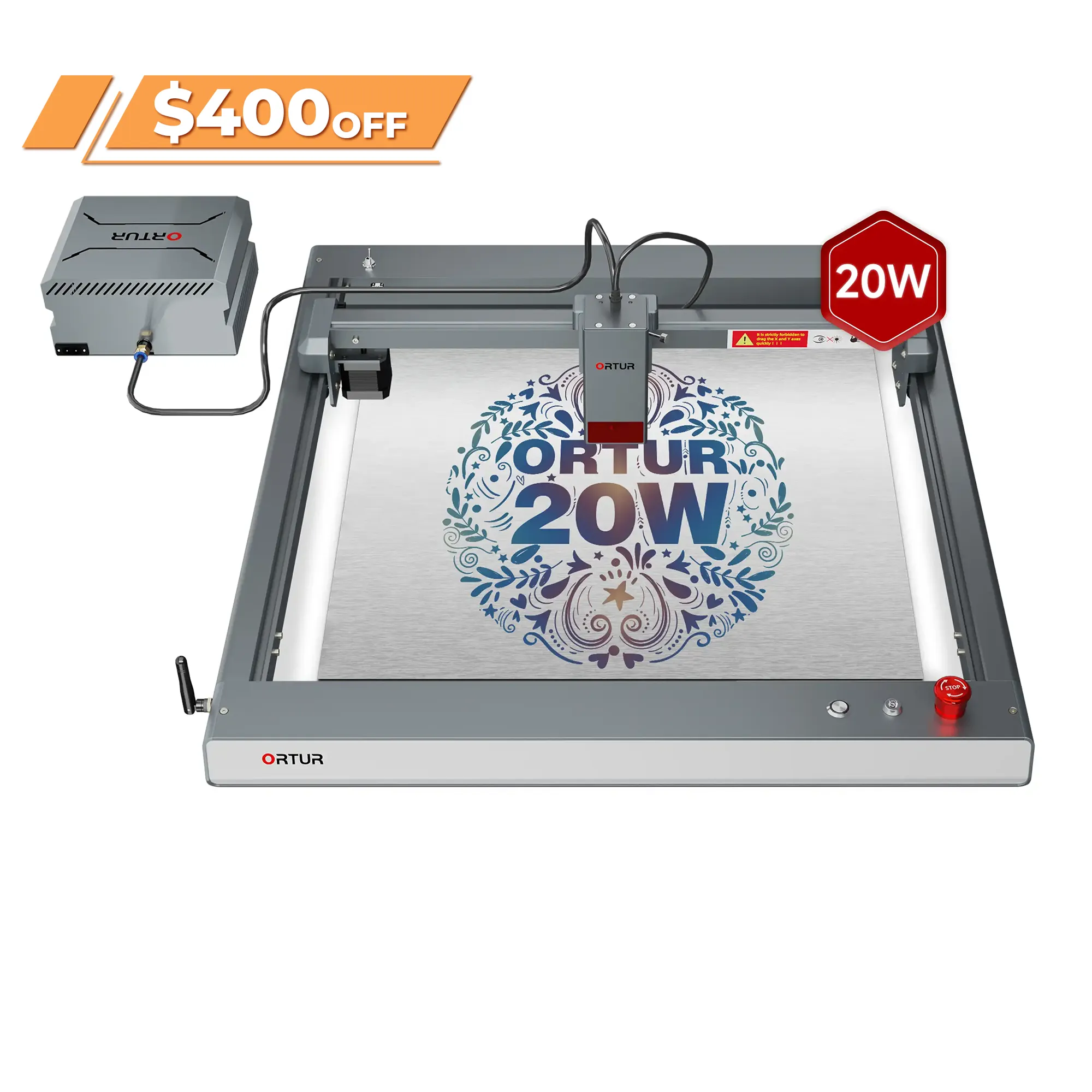 Ortur LM3 Laser Engraving & Cutting Machine 20,000mm/min (40W/20W/10W)