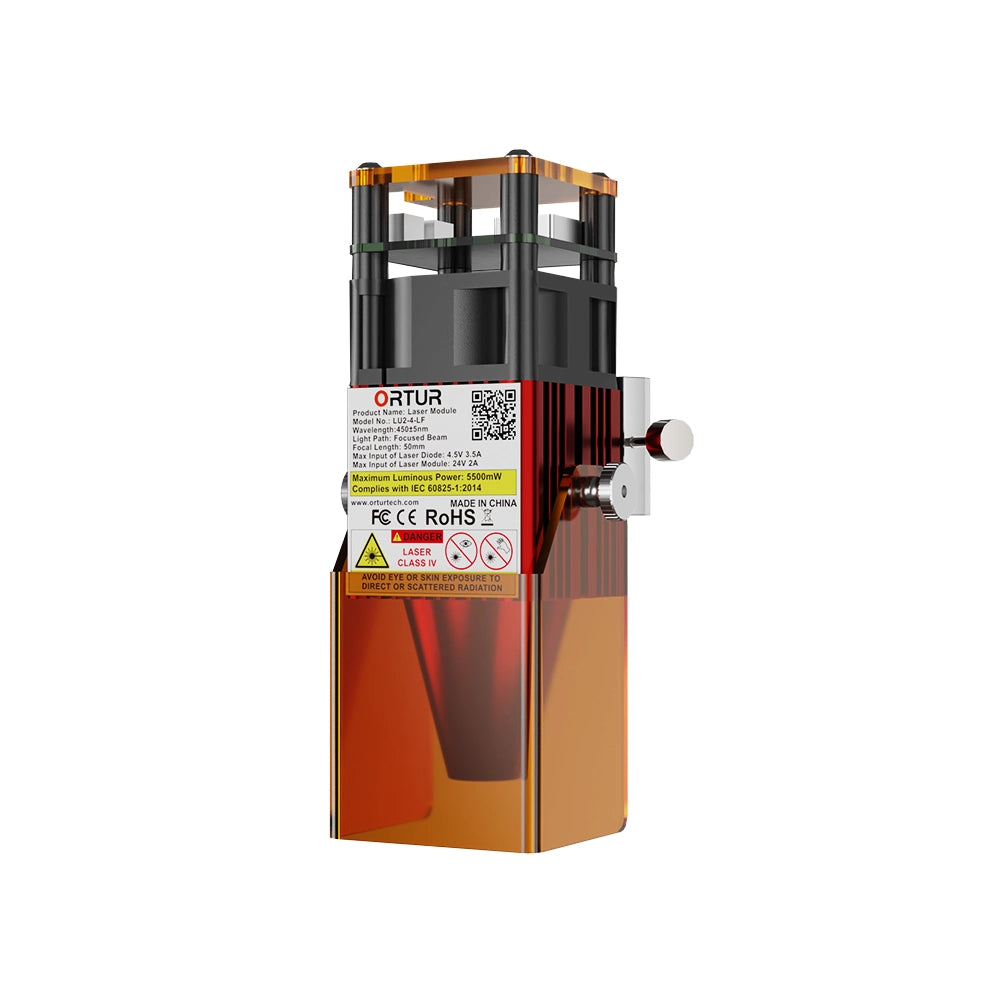 Ortur LU2-4 LF Módulo láser 24V/2A para el grabador láser de Ortur & Auero