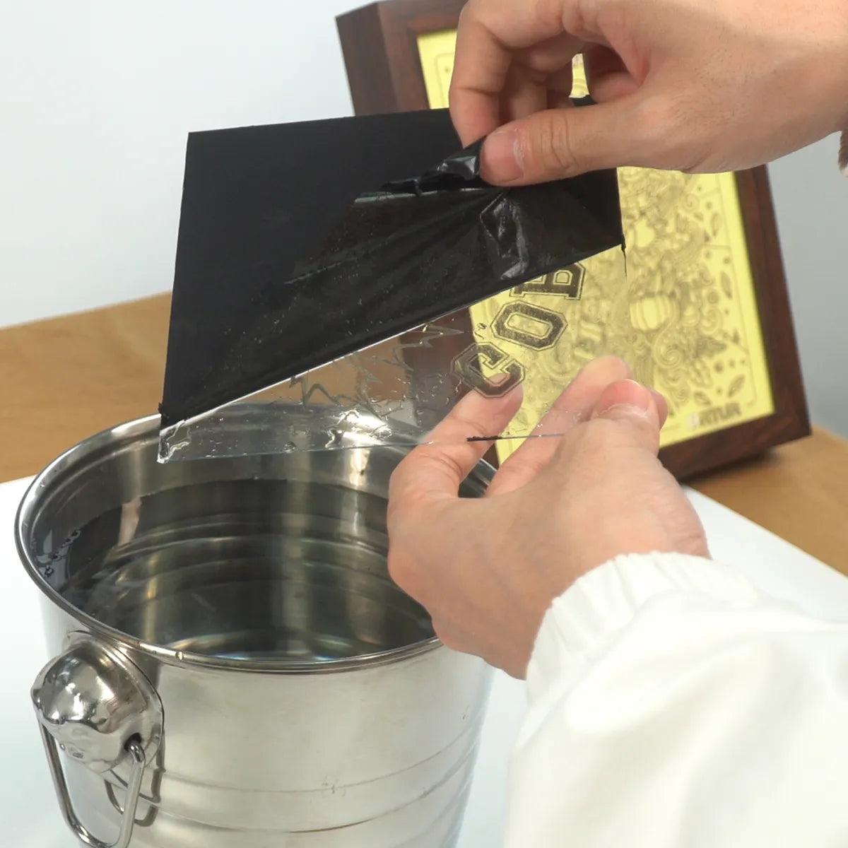 Ortur Special 15.4'' × 10.6'' Black Marking Paper for Laser Engraving (4pcs)