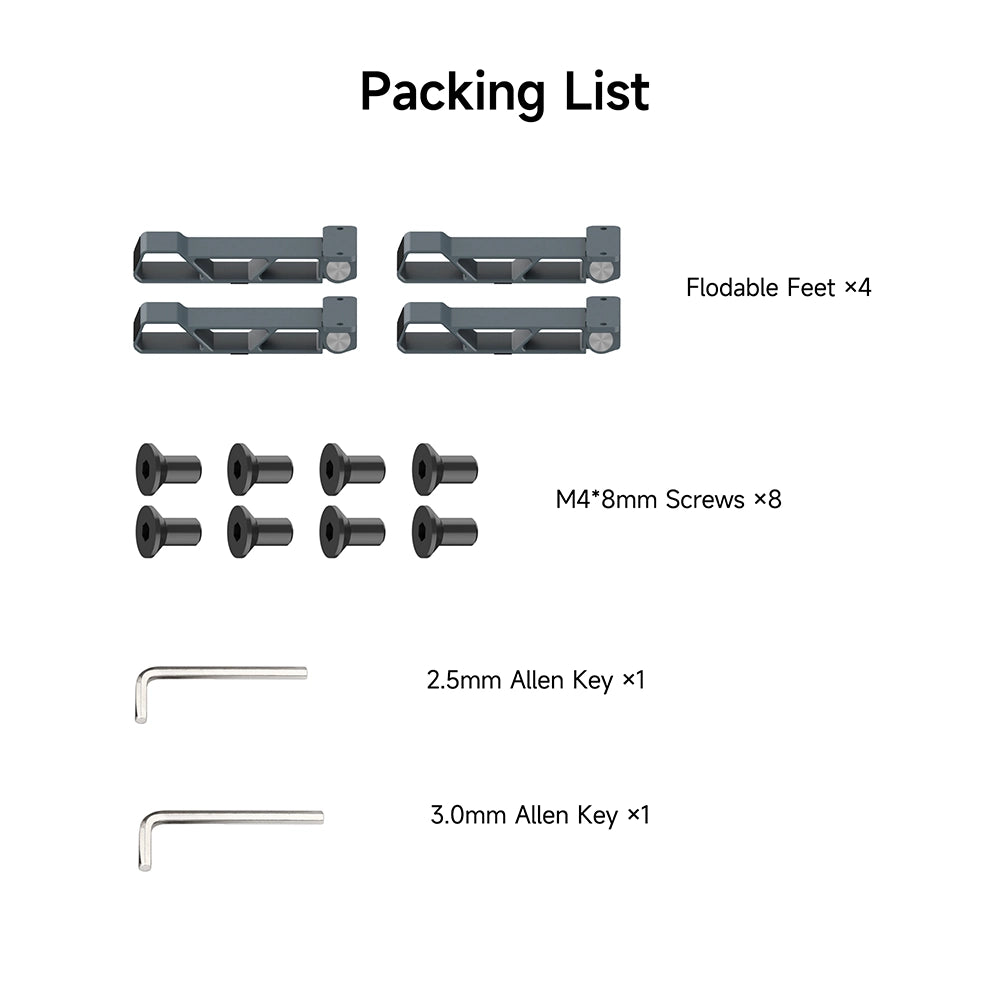 Ortur Foldable Feet for Laser Master 3 Series (FFT1.0) 06