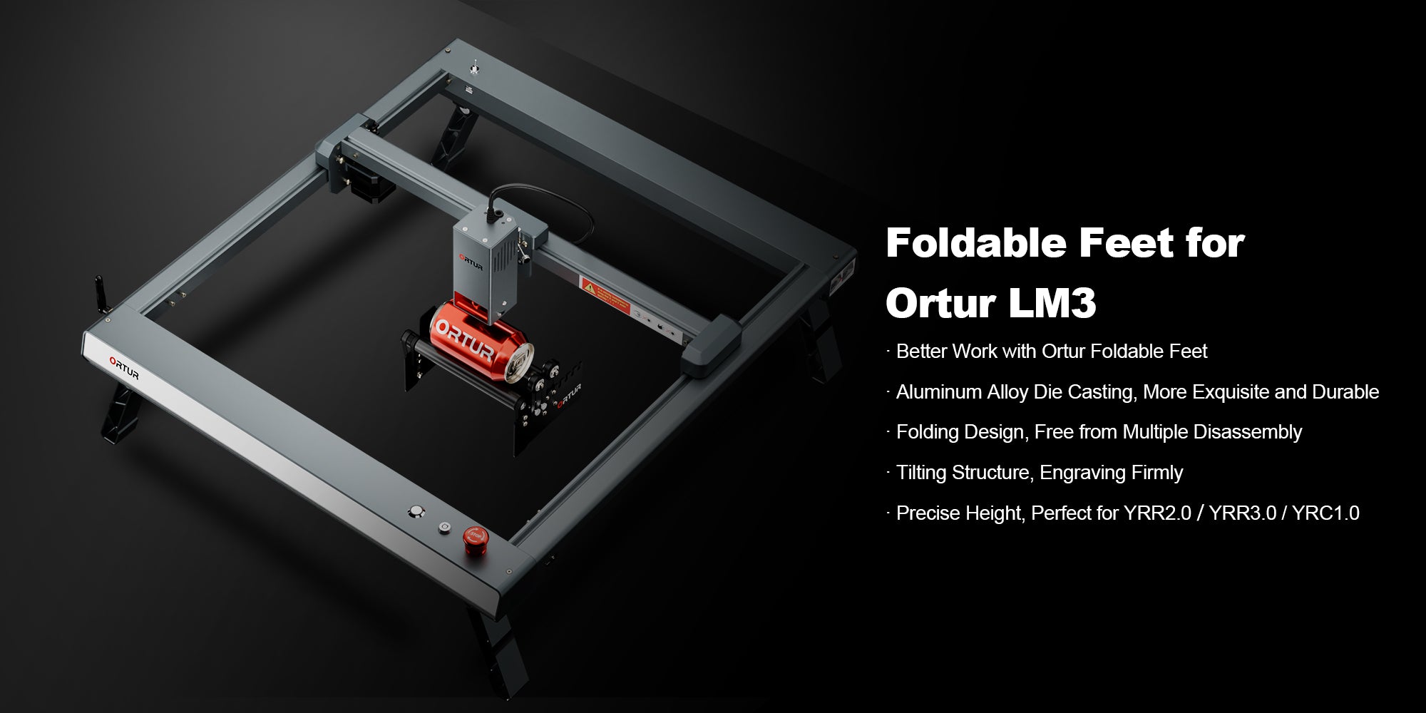 Ortur Foldable Feet for OLM3