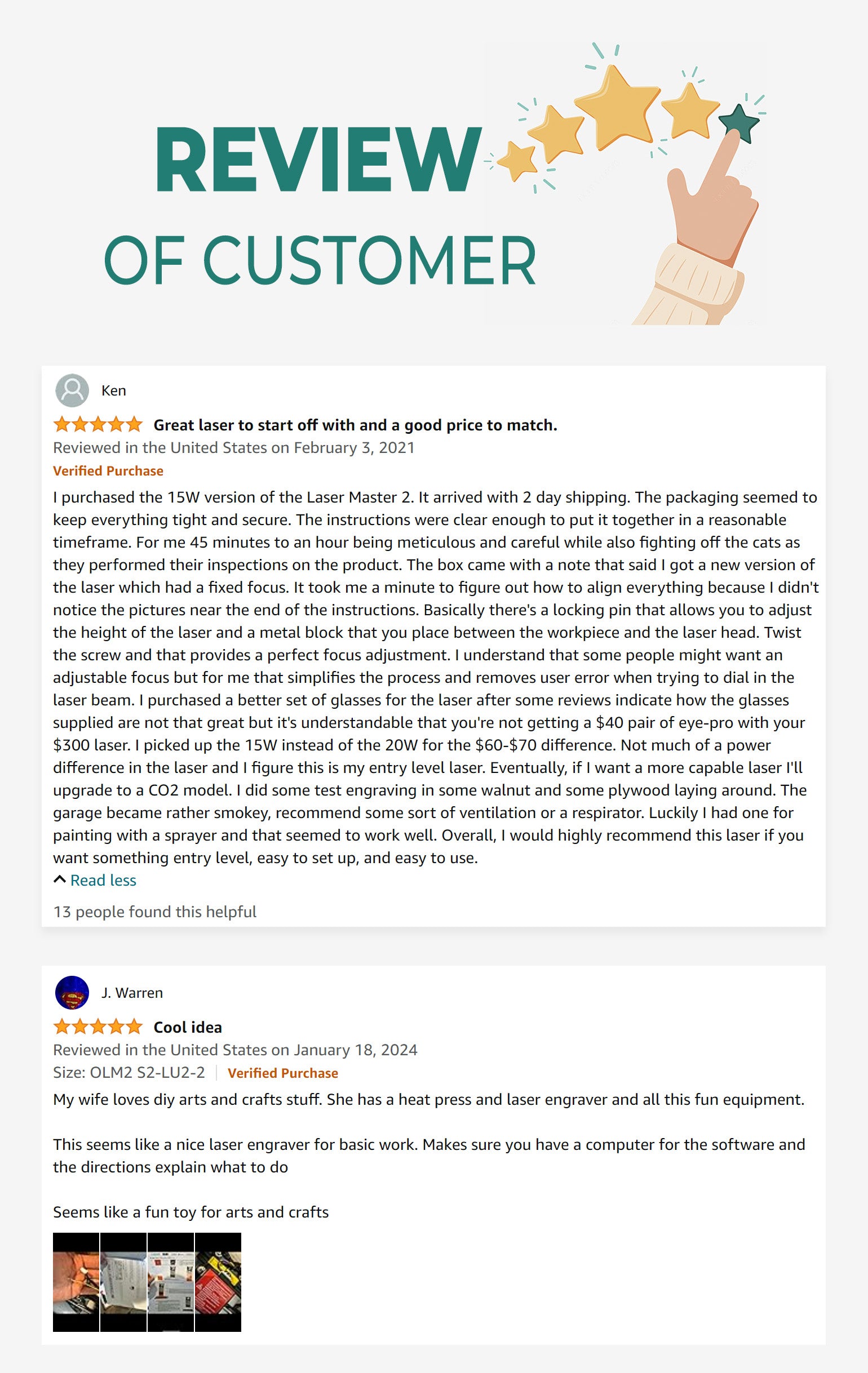 Ortur LM2 S2 Customer Reviews 1 moble