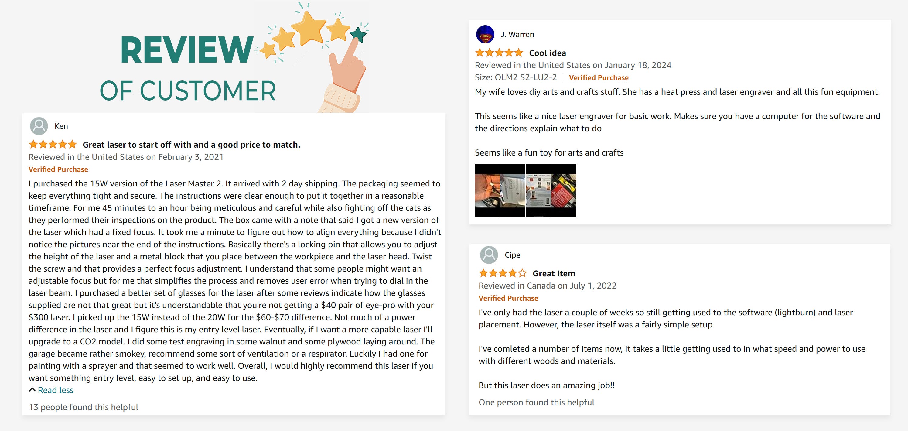 Ortur LM2 S2 Customer Reviews 3