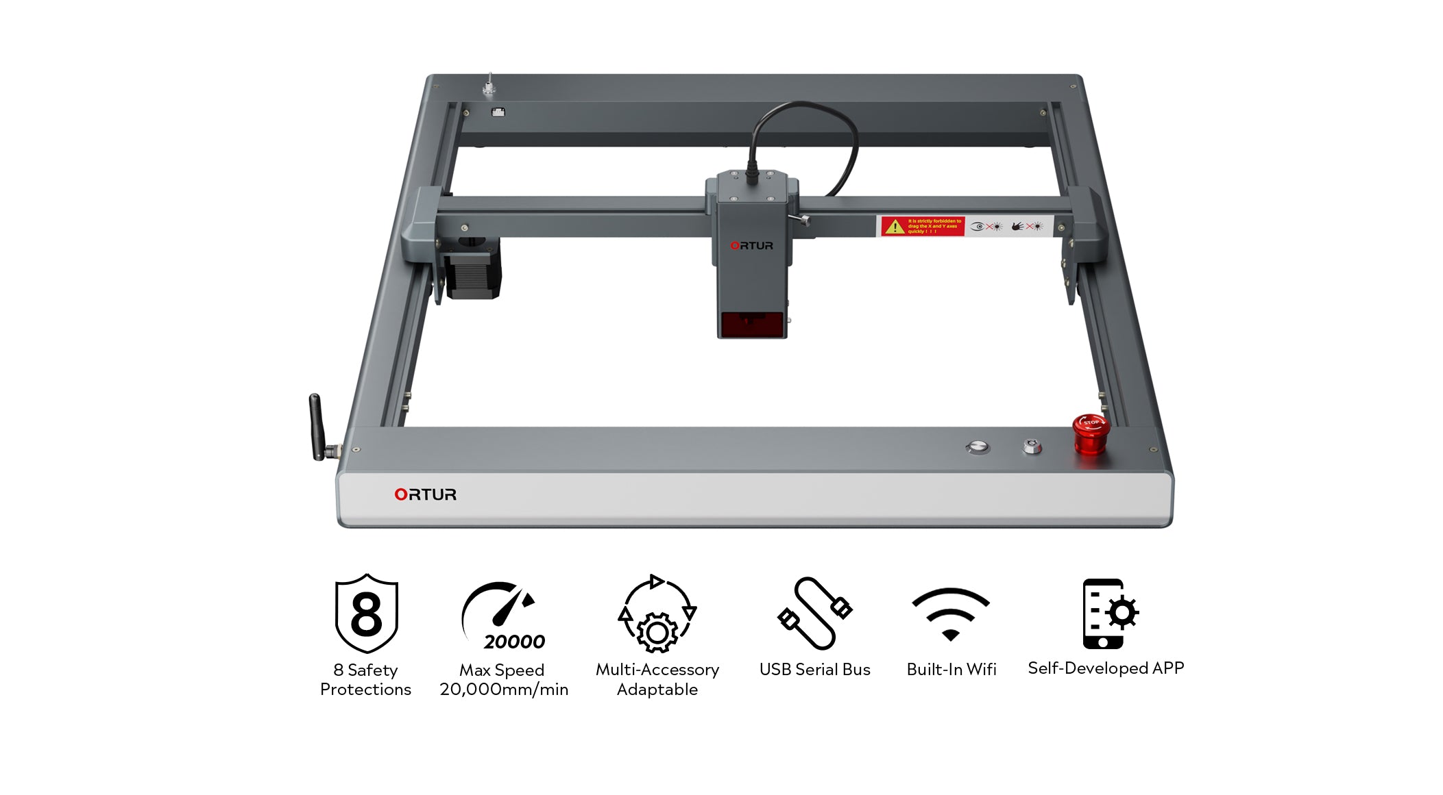 Ortur LM3 High Precision 20W Diode Laser Cutter & Engraver