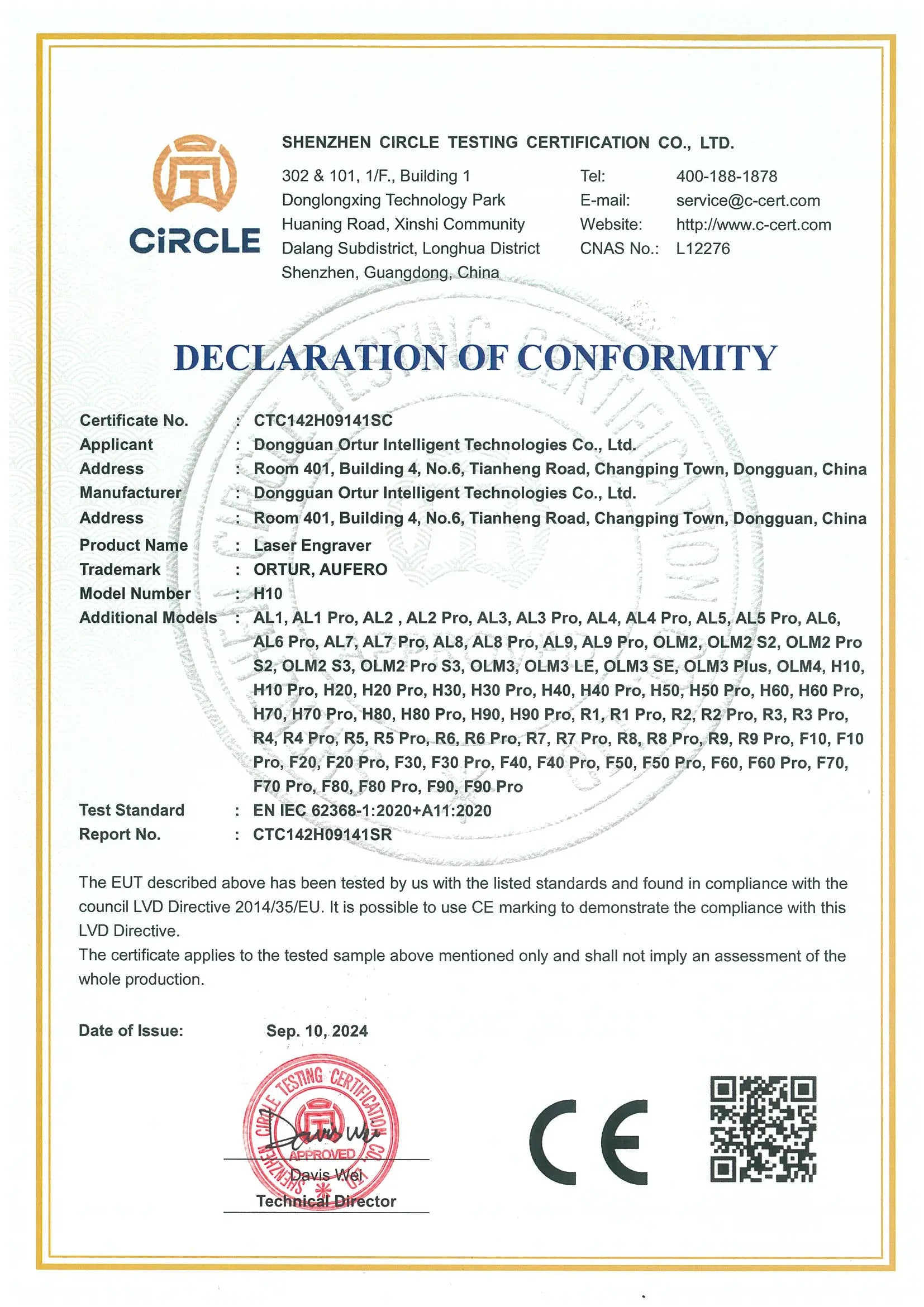 ortur-r1-laser-engraver-ce-lvd-certificate