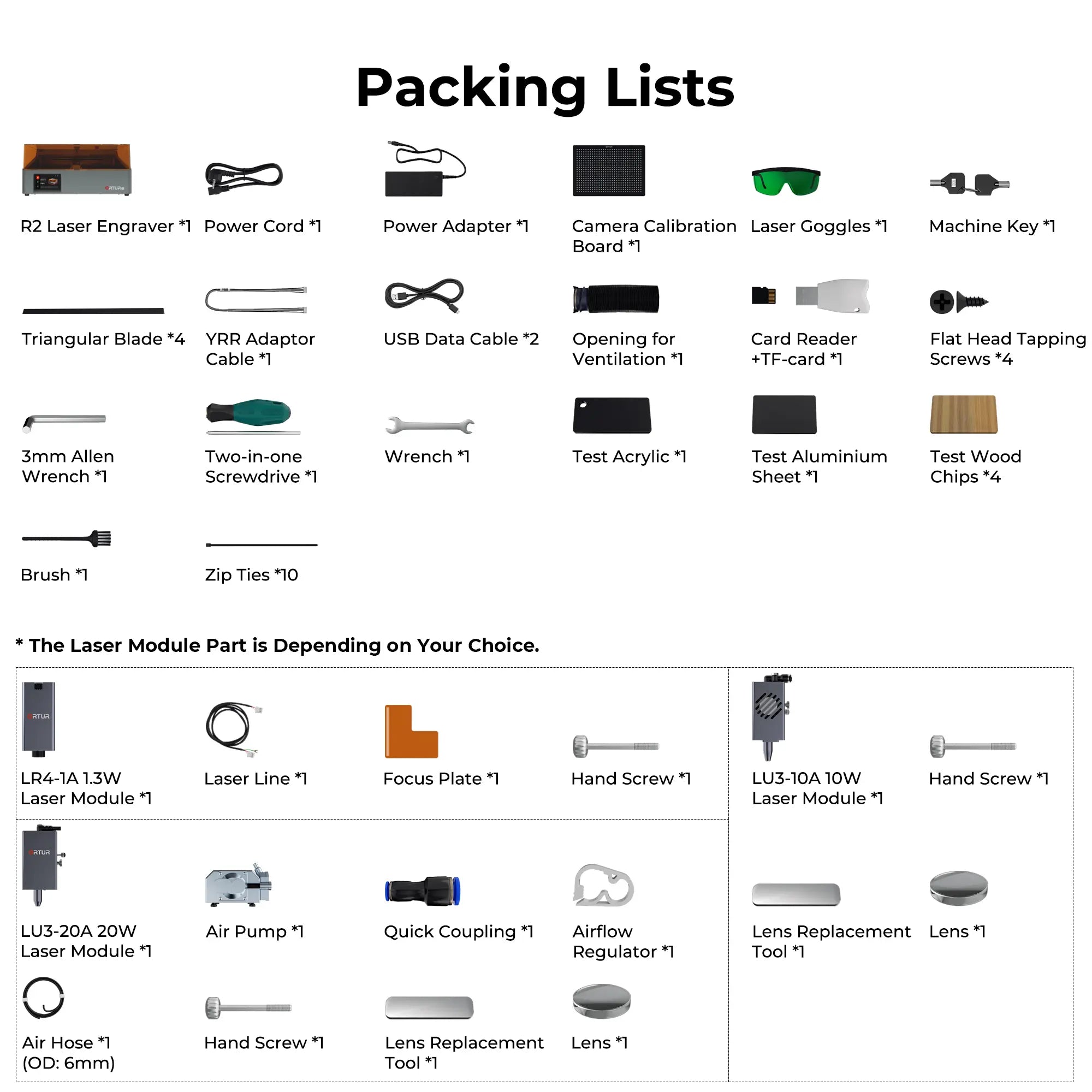 ortur-r2-smart-laser-engraver-packing-lists