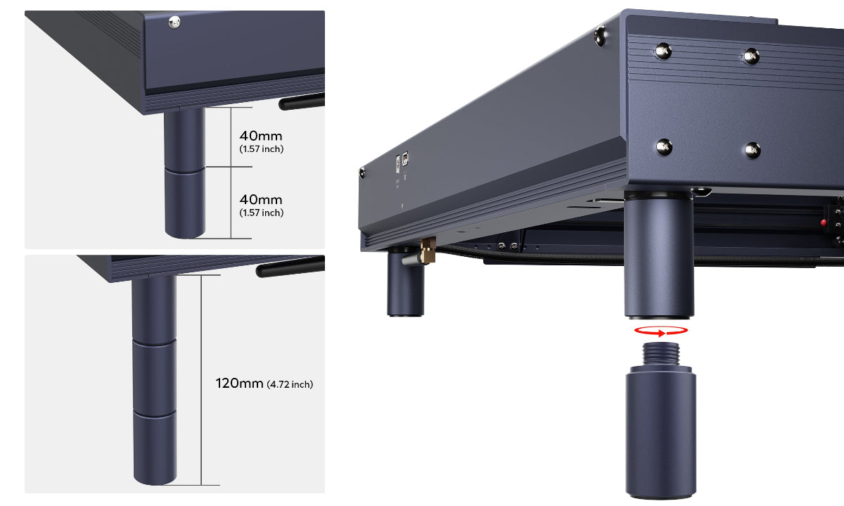 Ortur Raiser Purpose Stable Screw-in Construction