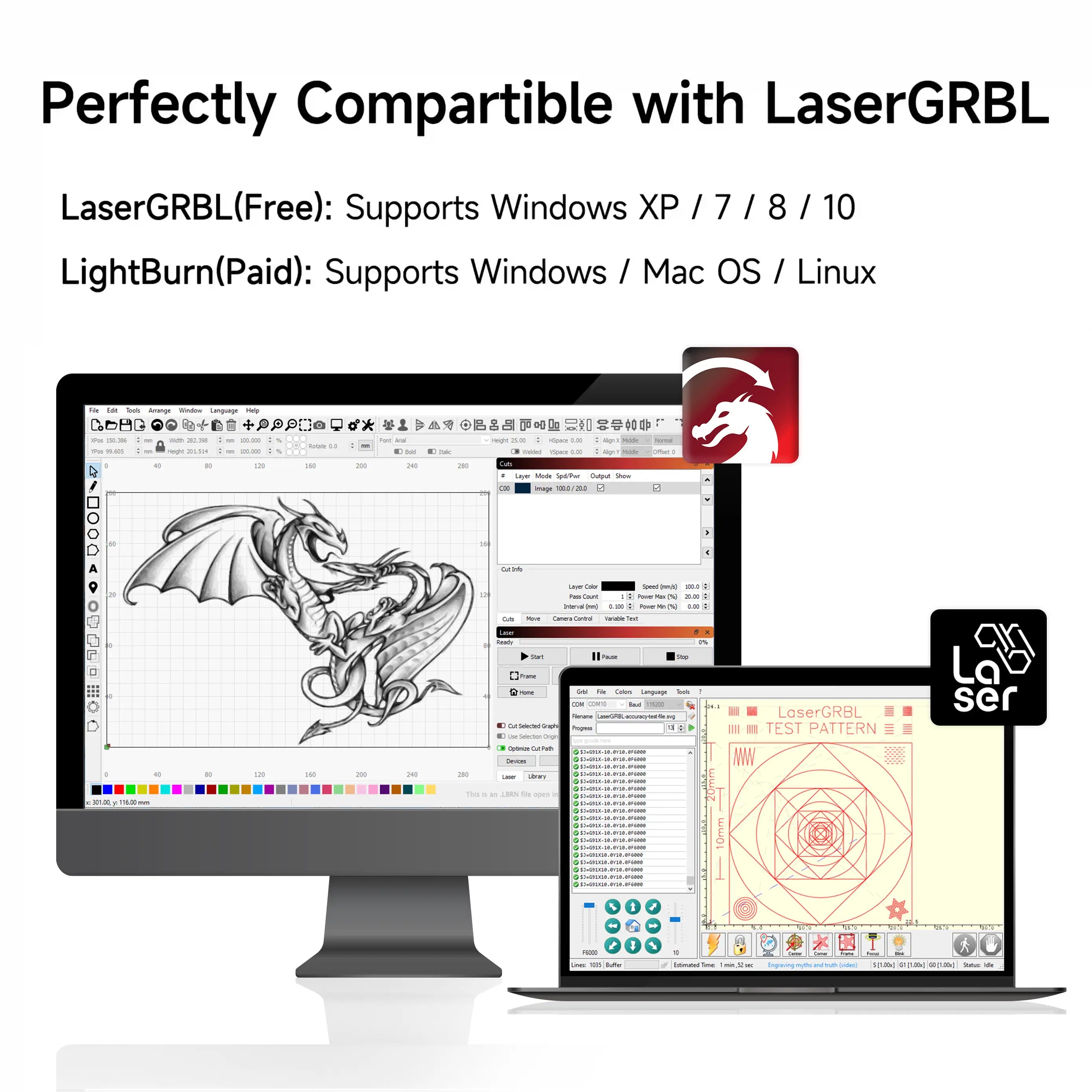 Ortur LM2 S2 Laser Engraving & Cutting Machine 5,000mm/min (10W/5W/1.6W) 06