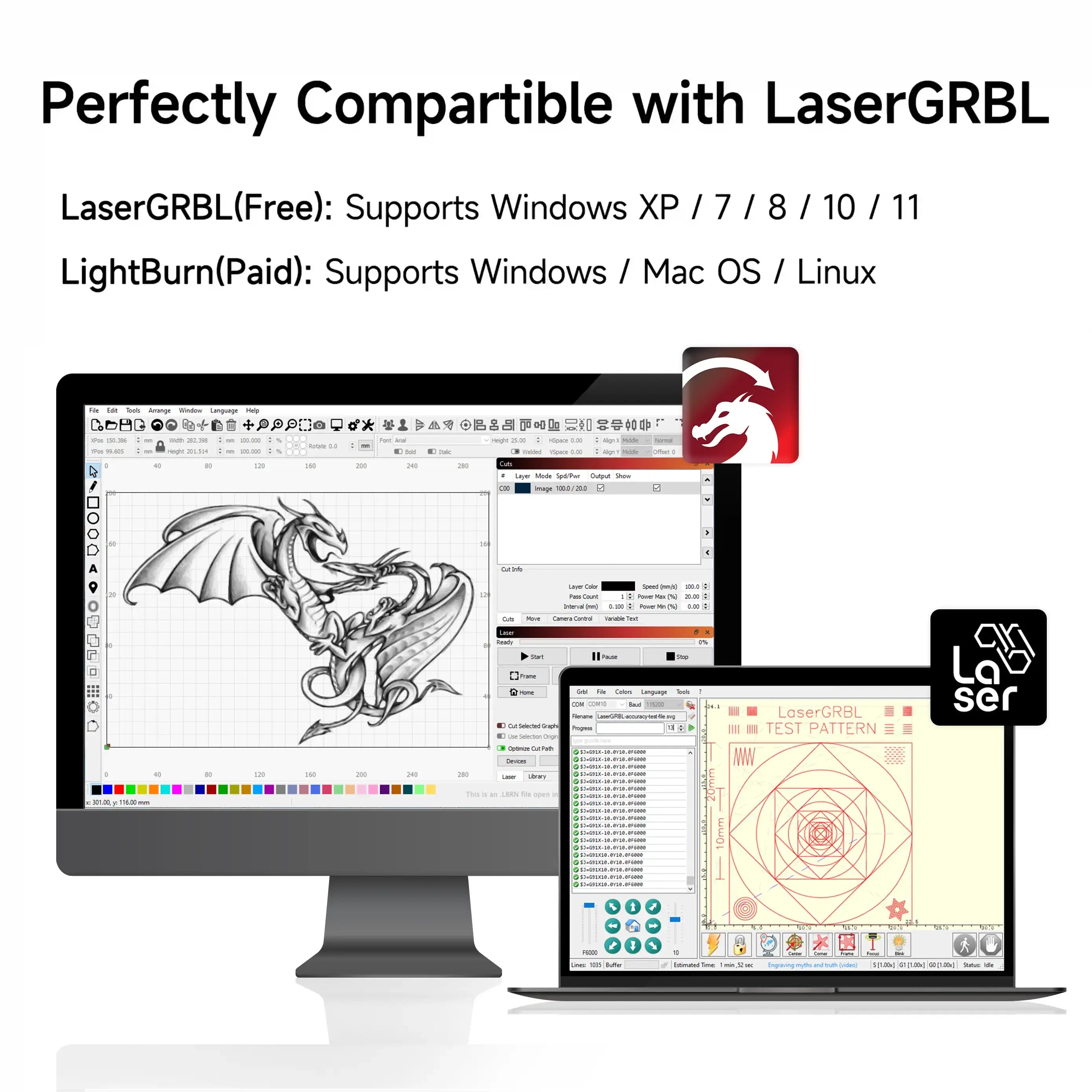 Ortur LM2 S2 Laser Engraving & Cutting Machine 5,000mm/min (10W/5W/1.6W) 06