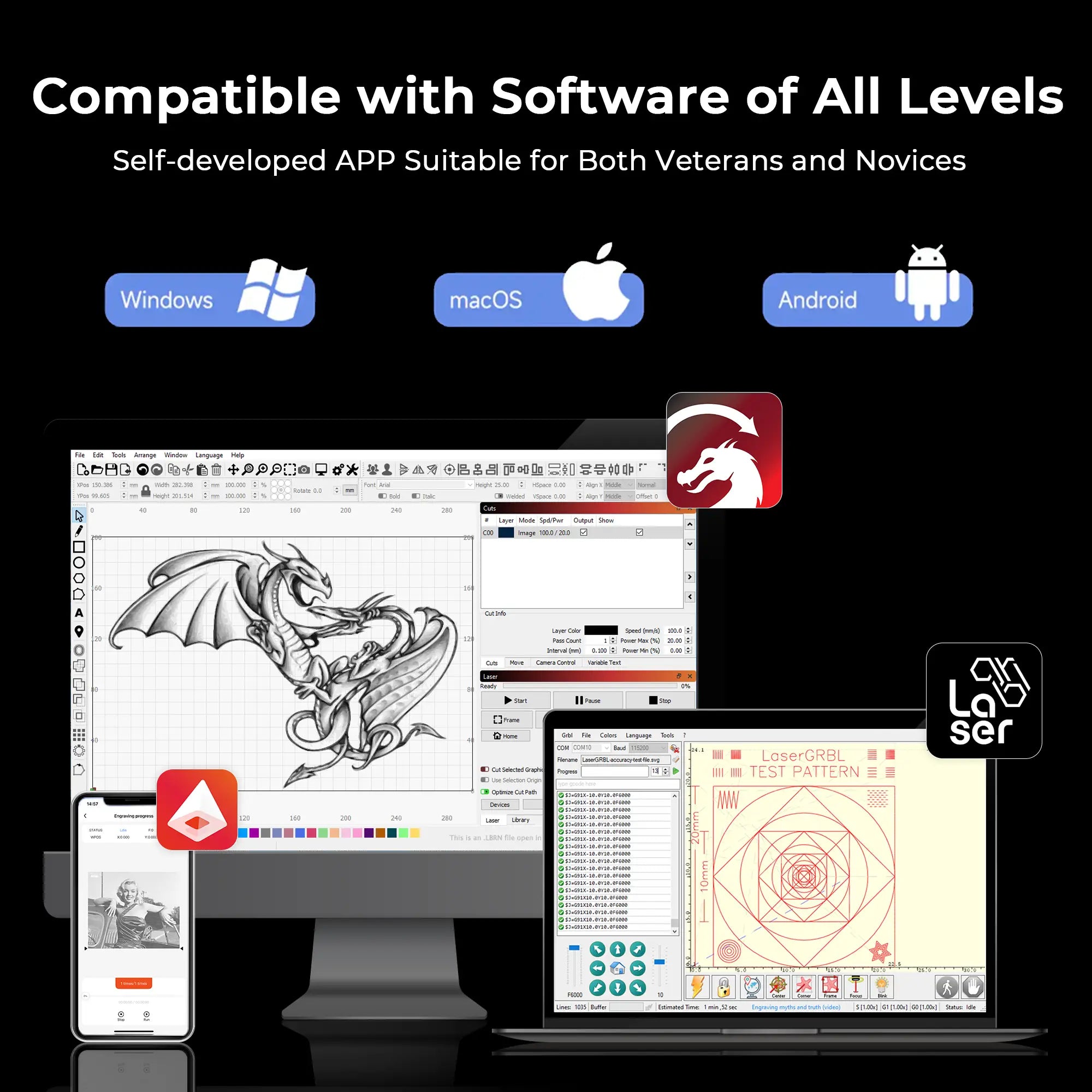 Ortur LM3 Laser Engraving & Cutting Machine 20,000mm/min (20W/10W)09